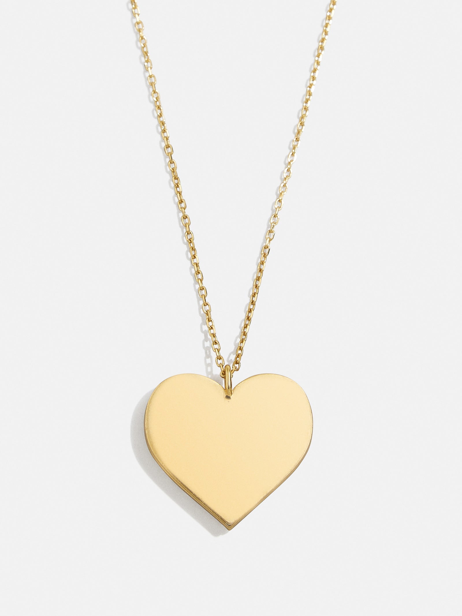 18K Gold Custom Heart Necklace