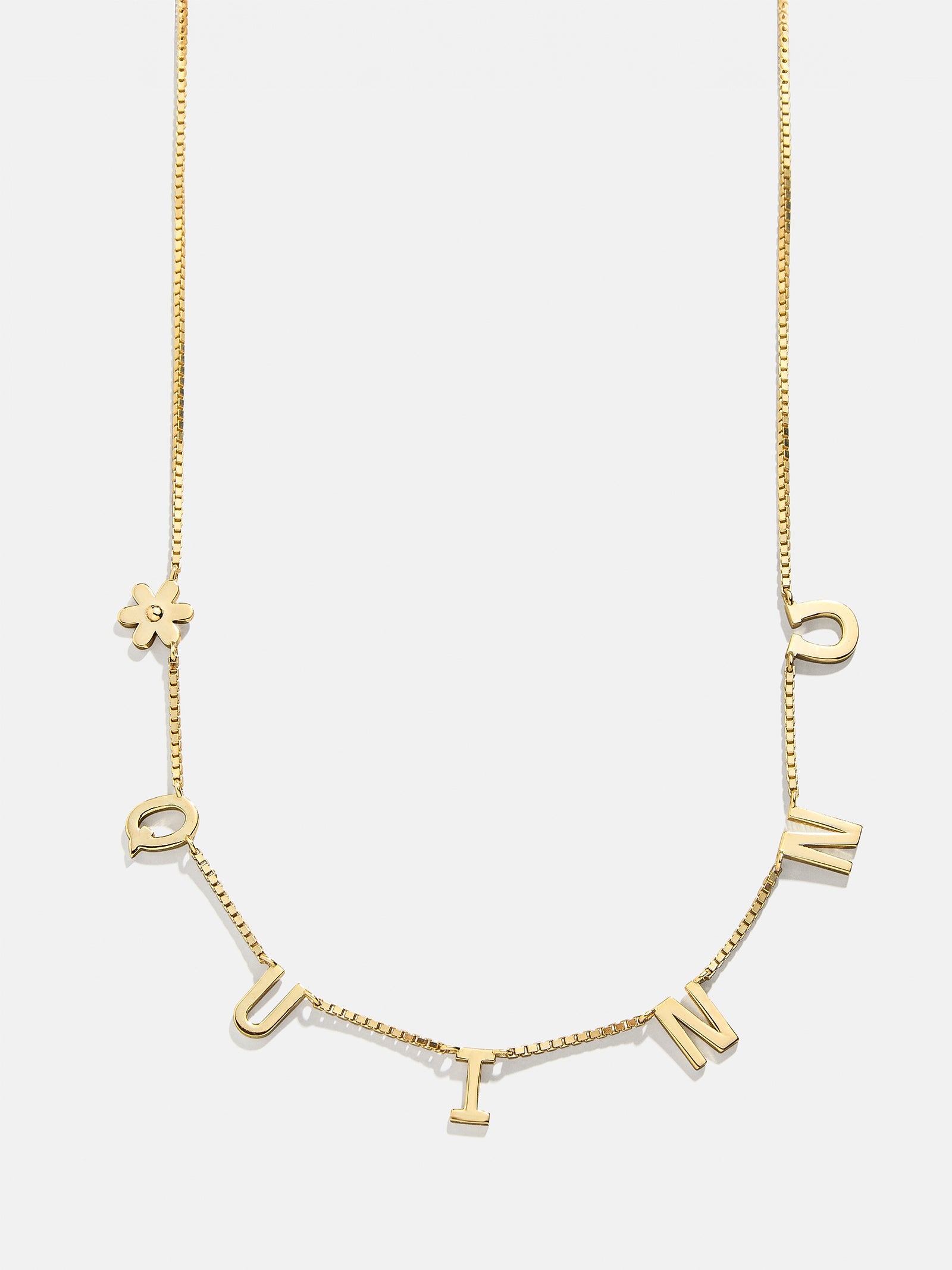 18K Gold Custom Icon Necklace - 18K Gold