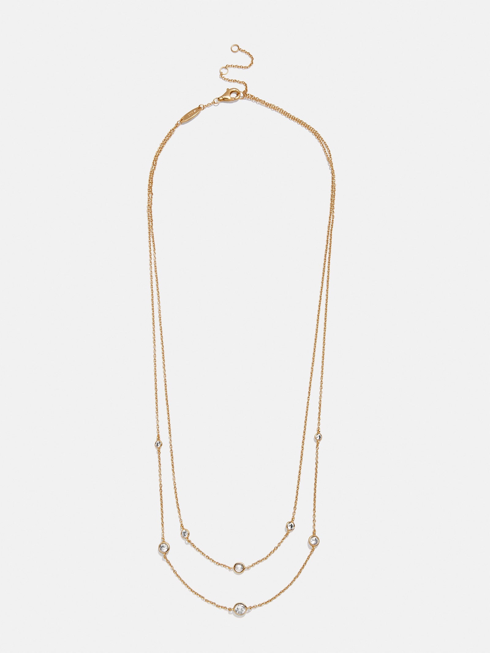 Cierra 18K Gold Layered Necklace - Gold/Pavé