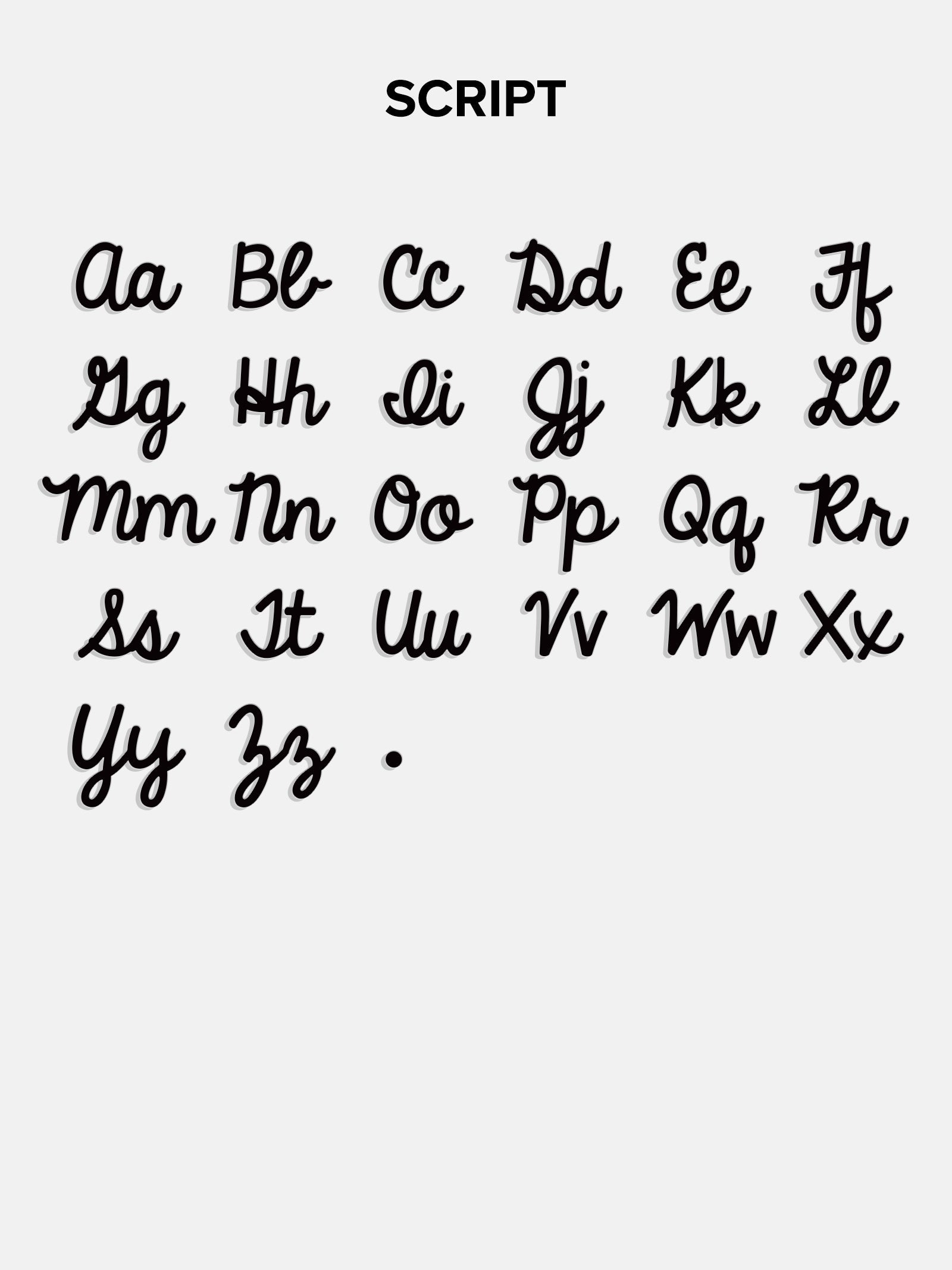 18K Gold Custom Nameplate Necklace - Script