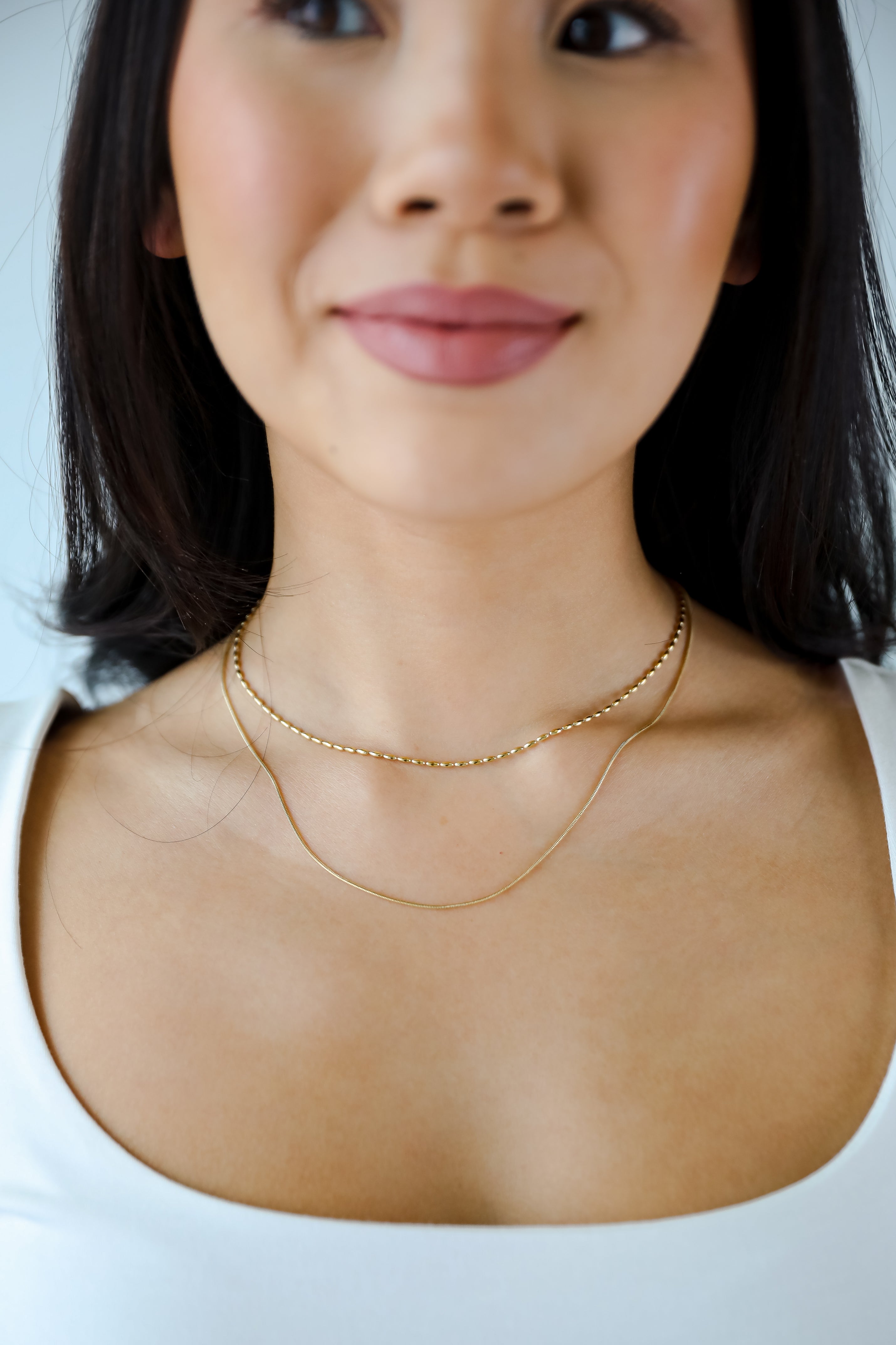 Avery Gold Layered Chain Necklace