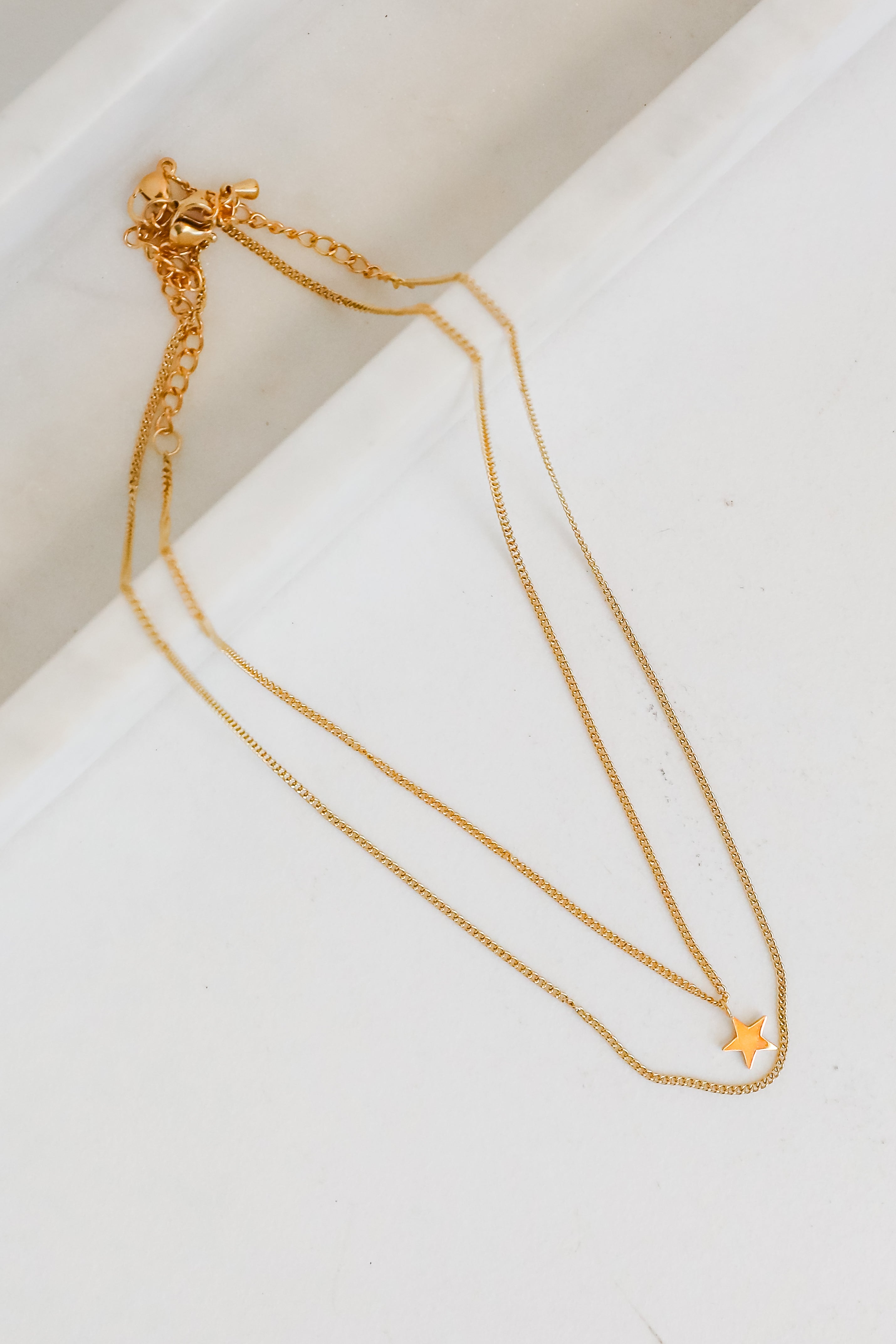 FINAL SALE - Alice Star Charm Layered Necklace