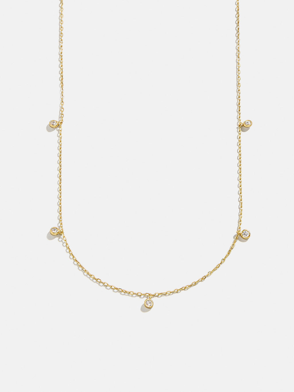 Clio 18K Gold Necklace - Gold/Pavé