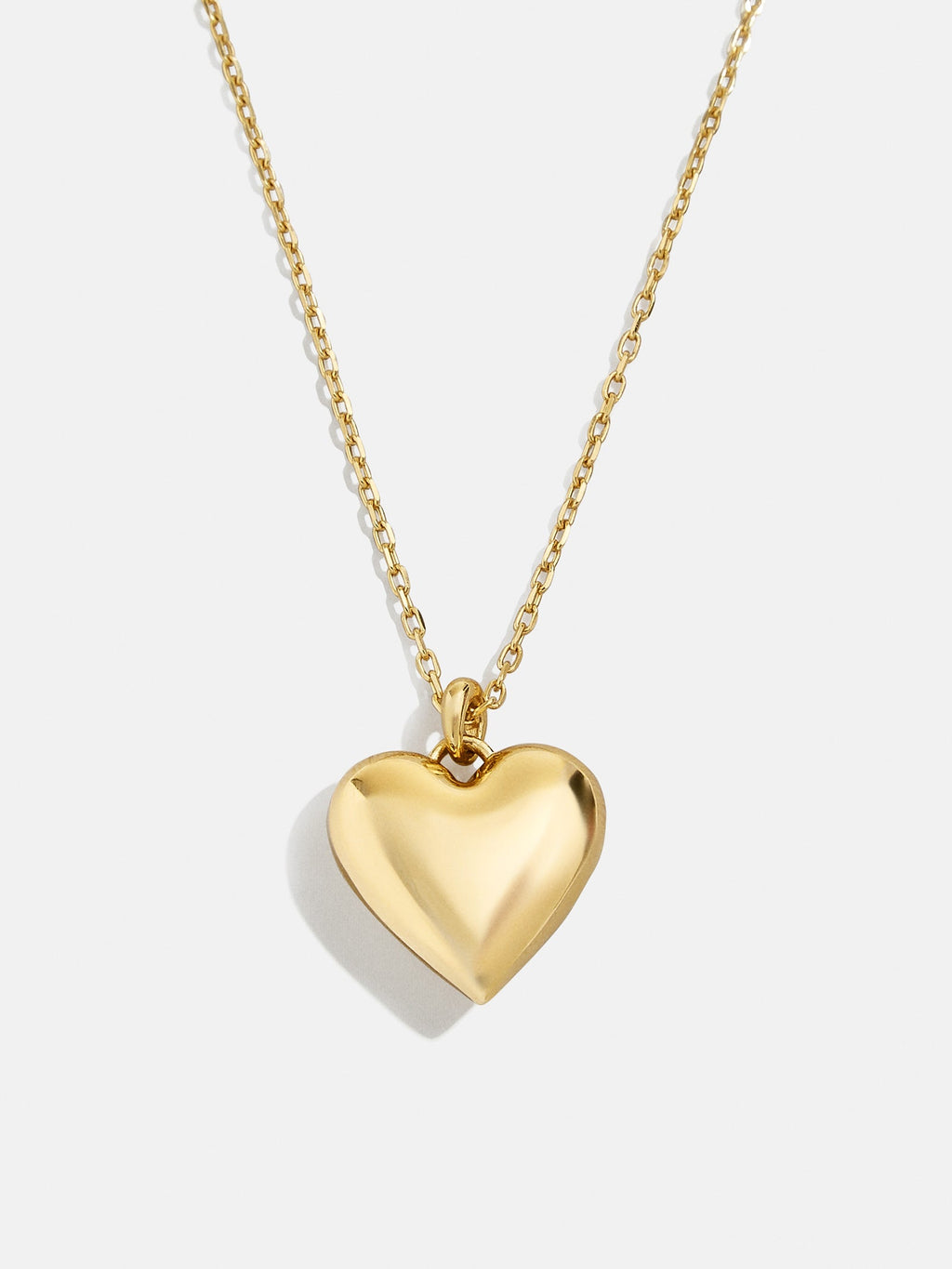 18K Gold Custom Bubble Heart Necklace - 18K Gold