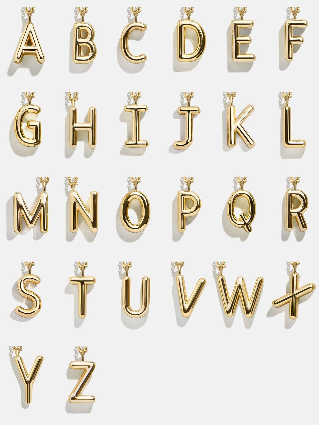 Classic 18K Gold Initial Necklace - 18K Gold