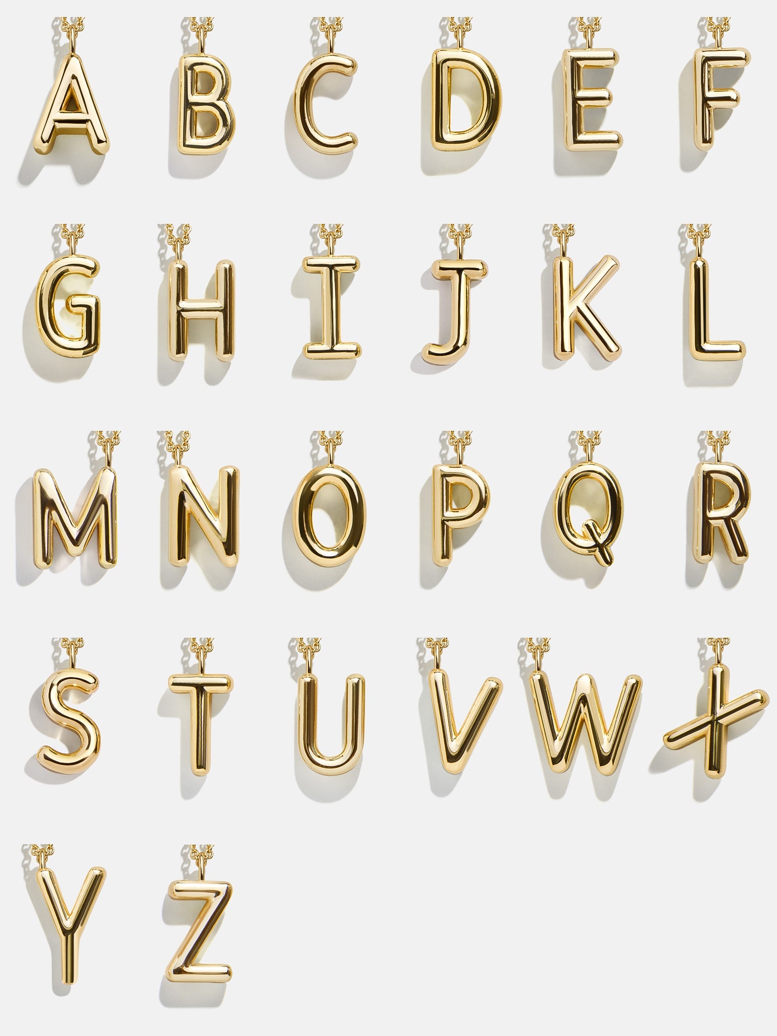 Classic 18K Gold Initial Necklace - 18K Gold