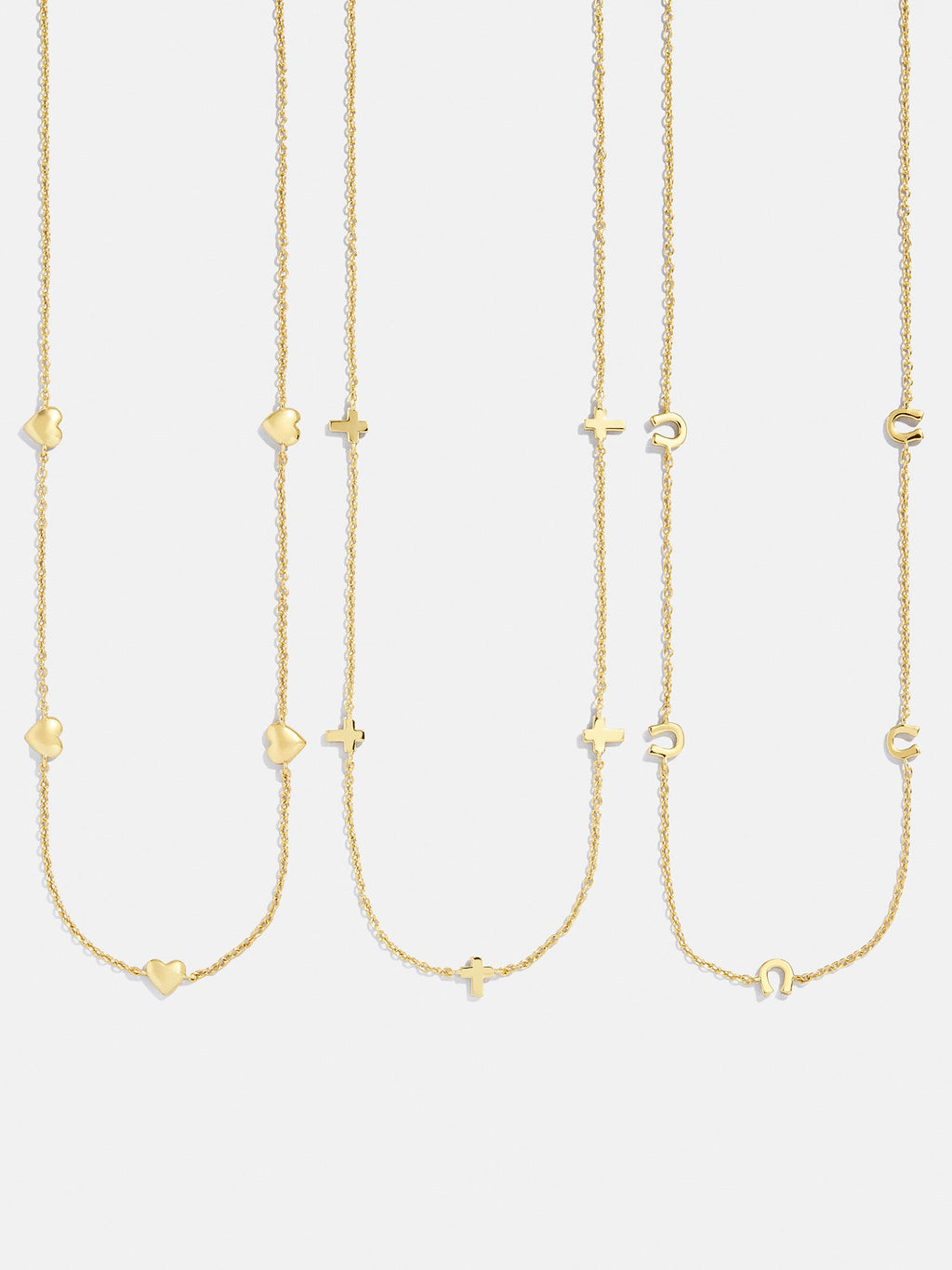 18K Gold Cross Necklace - Cross
