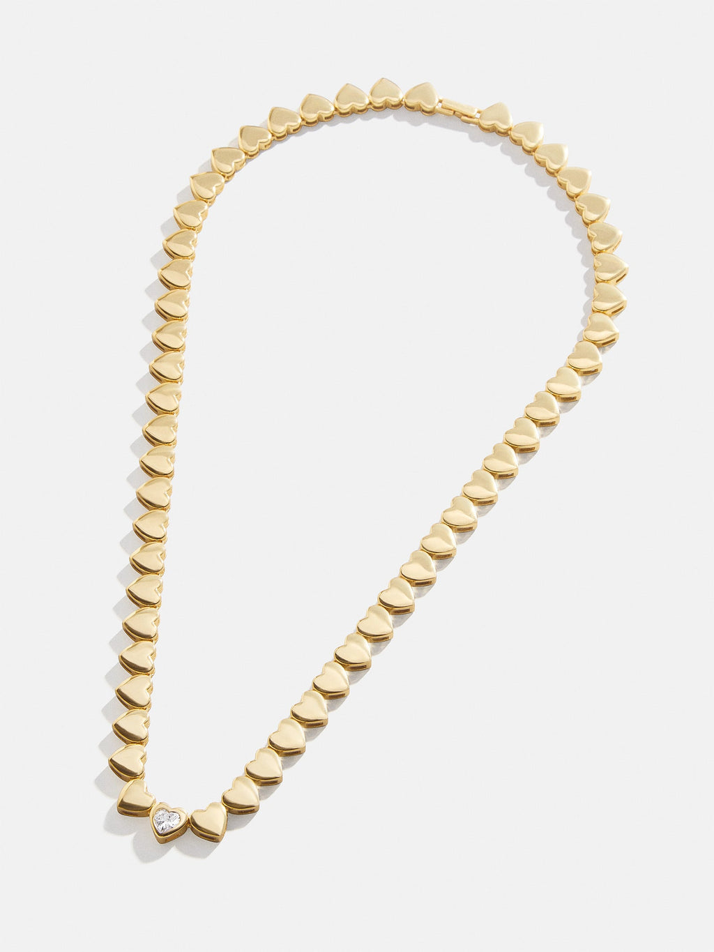 18K Gold Daphne Tennis Necklace - Gold/Pavé