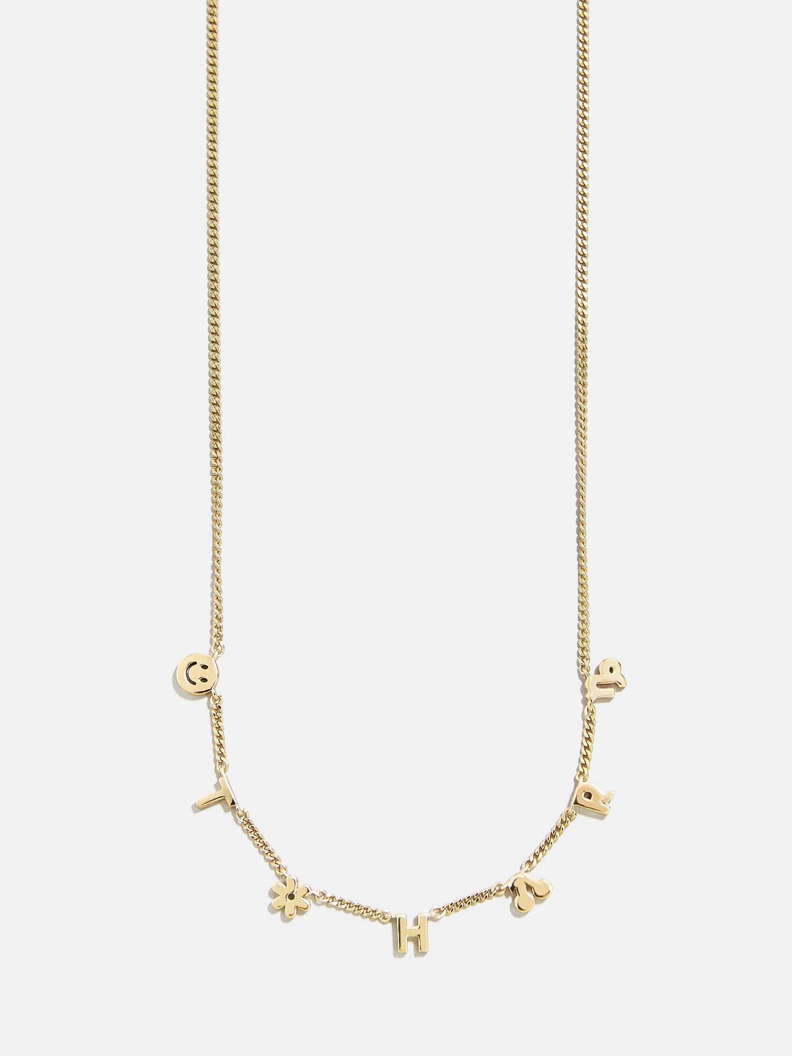 Mini 18K Gold Custom Icon Necklace - 18K Gold