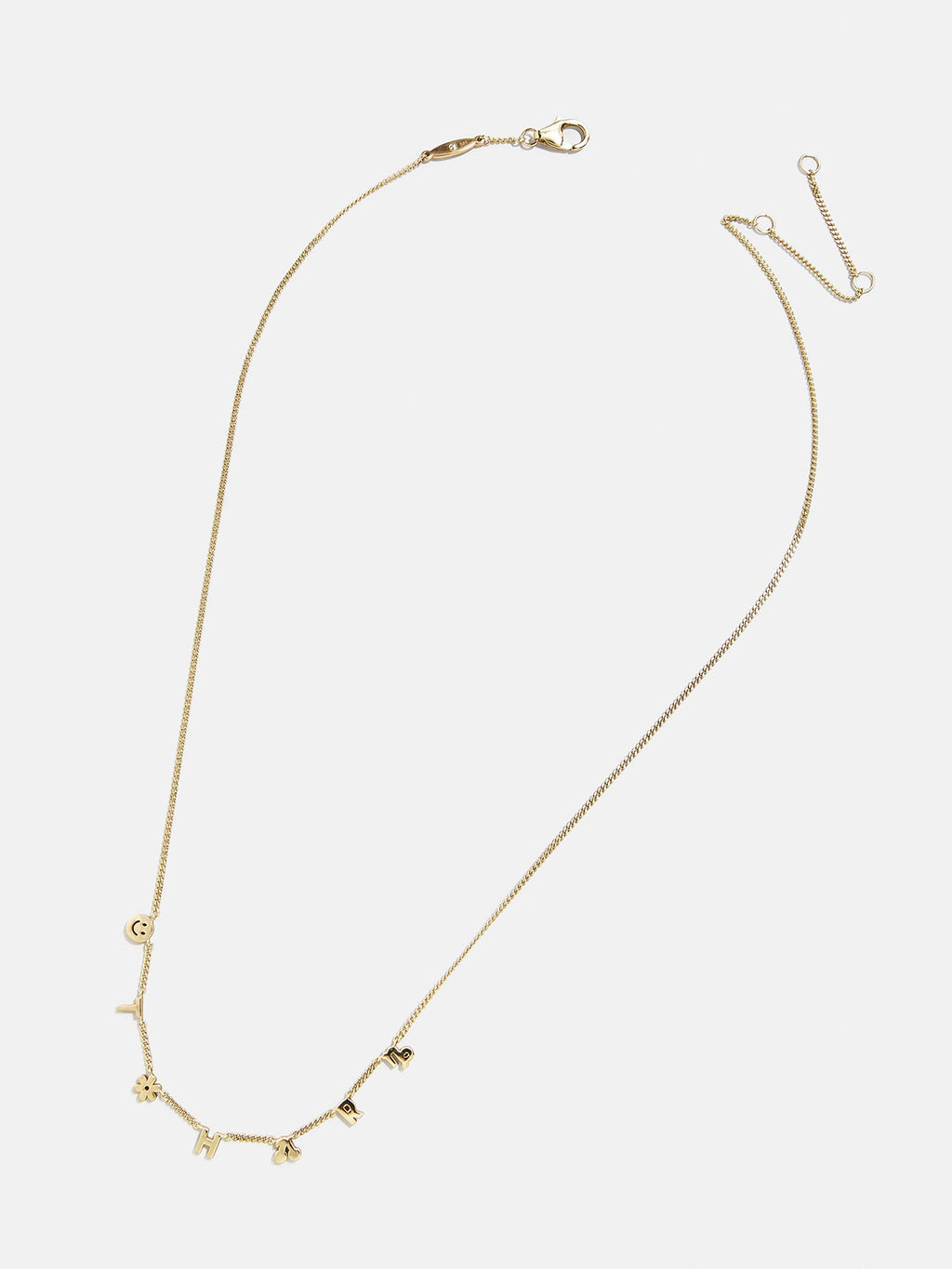 Mini 18K Gold Custom Icon Necklace - 18K Gold