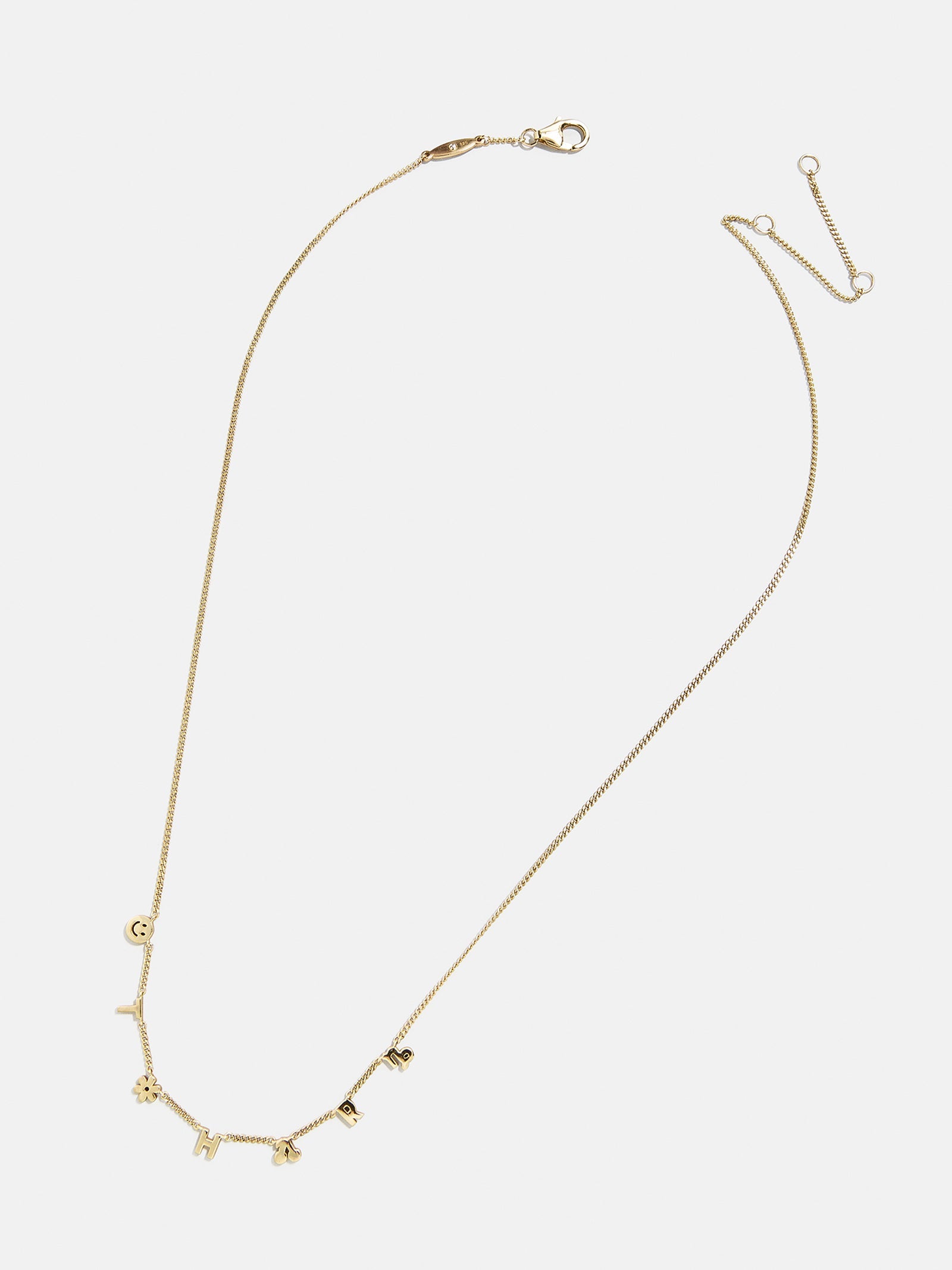 Mini 18K Gold Custom Icon Necklace - 18K Gold