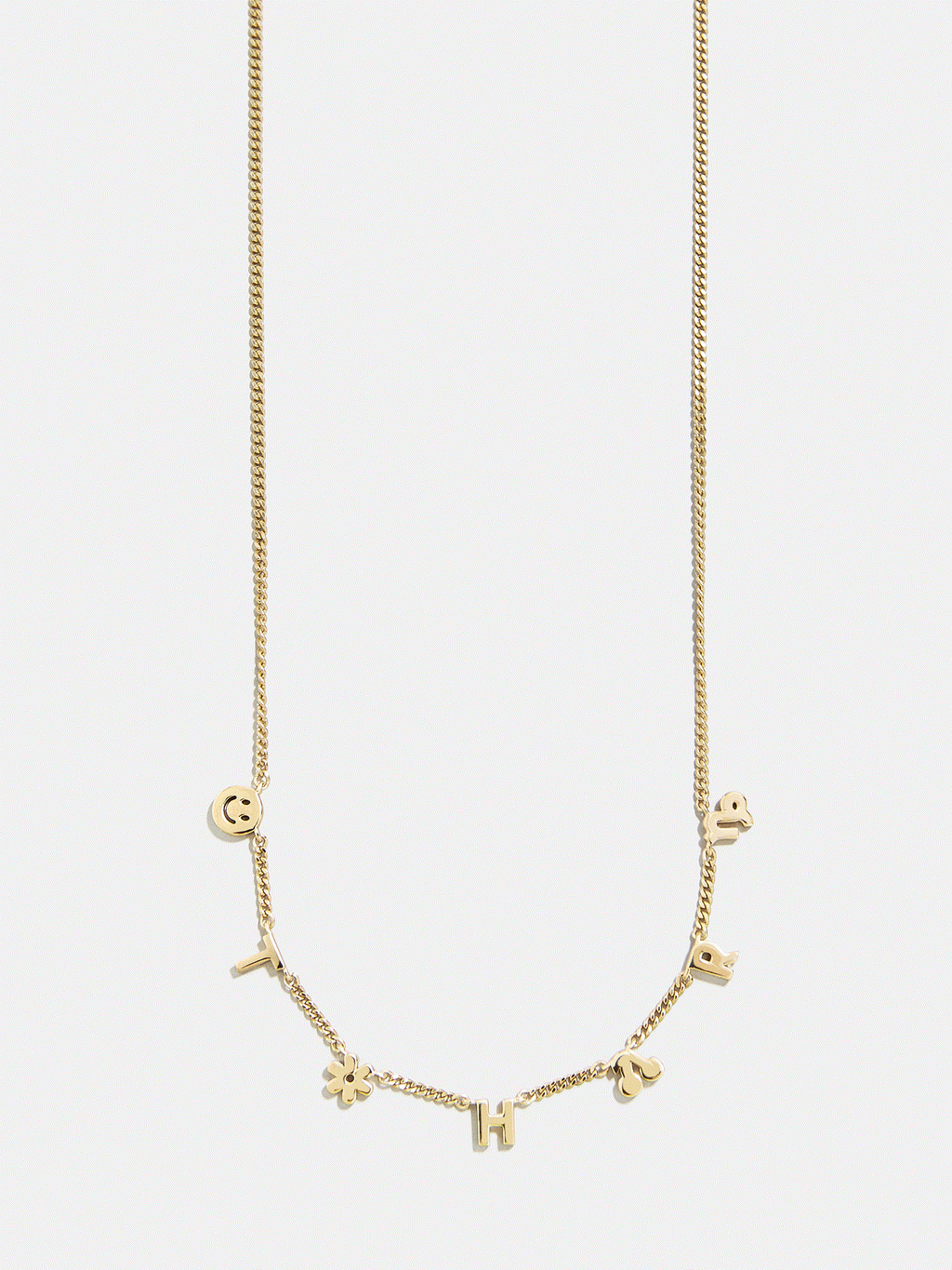 Mini 18K Gold Custom Icon Necklace - 18K Gold