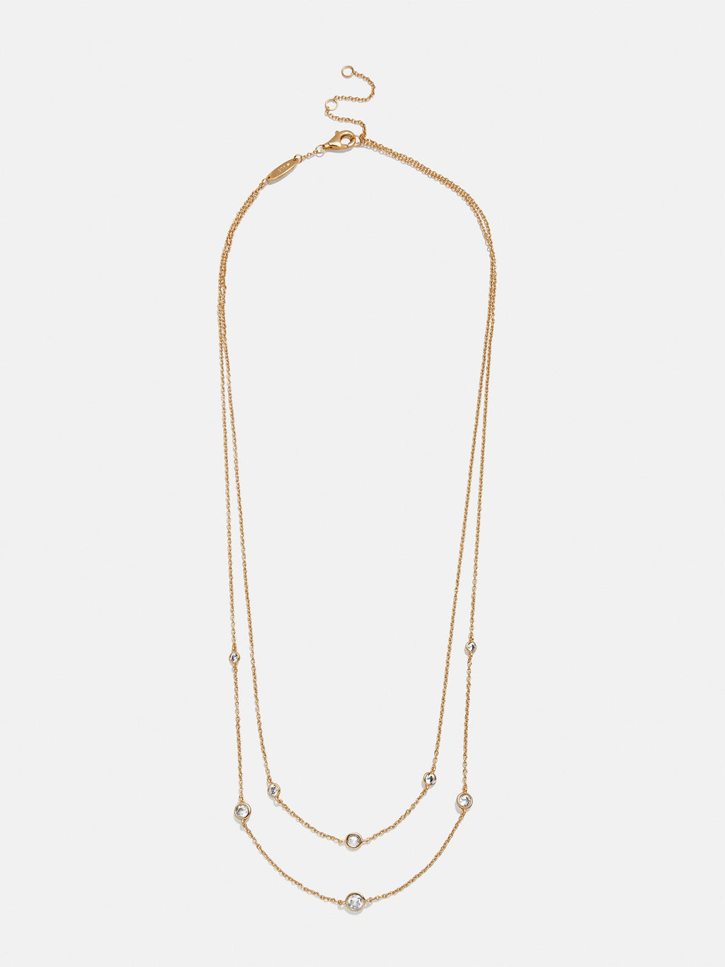Cierra 18K Gold Layered Necklace - Gold/Pavé