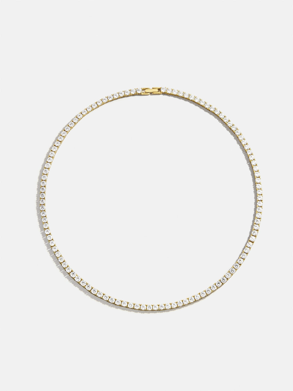 Billie 18K Gold Tennis Necklace - 18K Gold Plated Sterling Silver