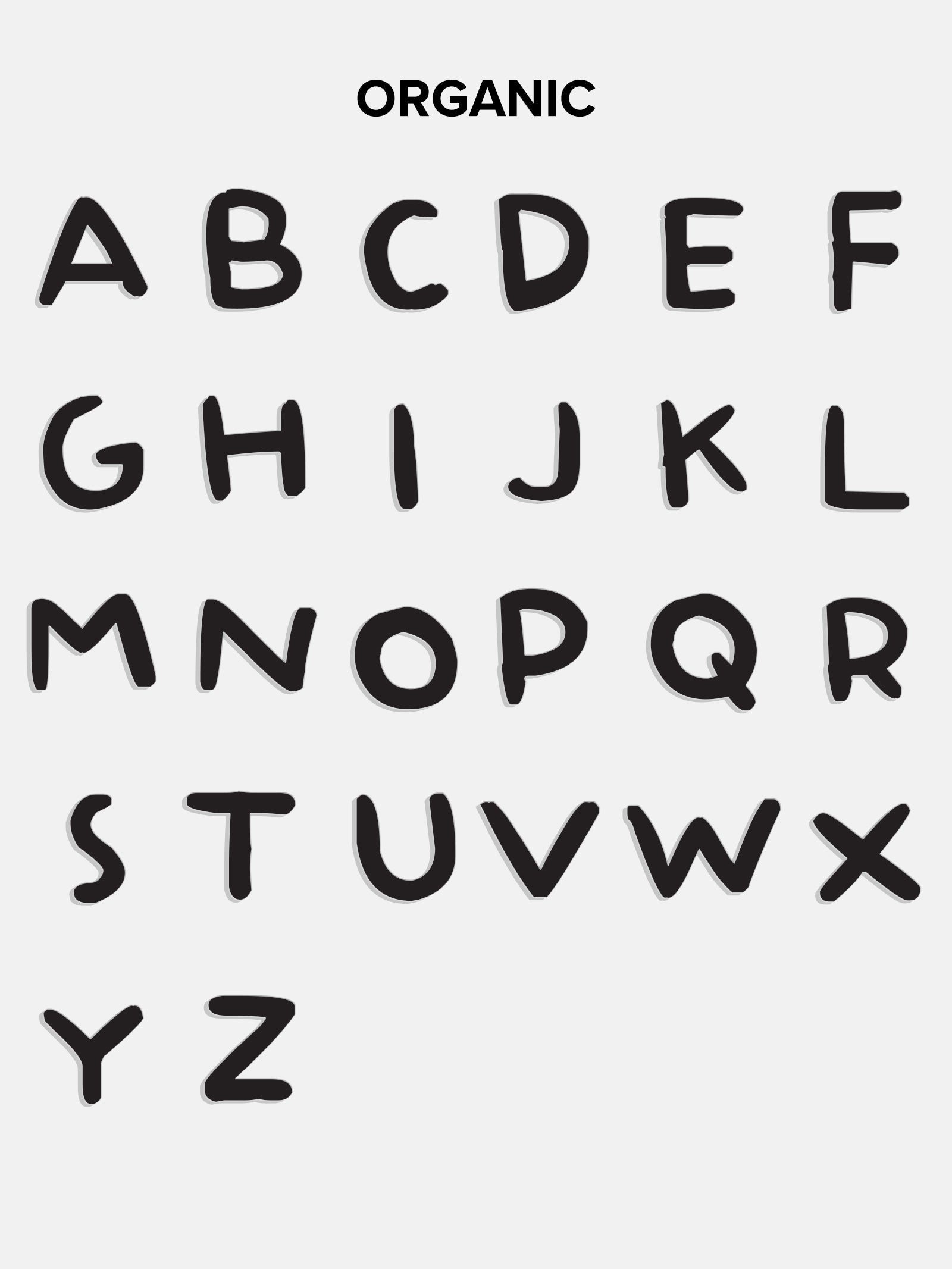 18K Gold Custom Nameplate Necklace - Organic