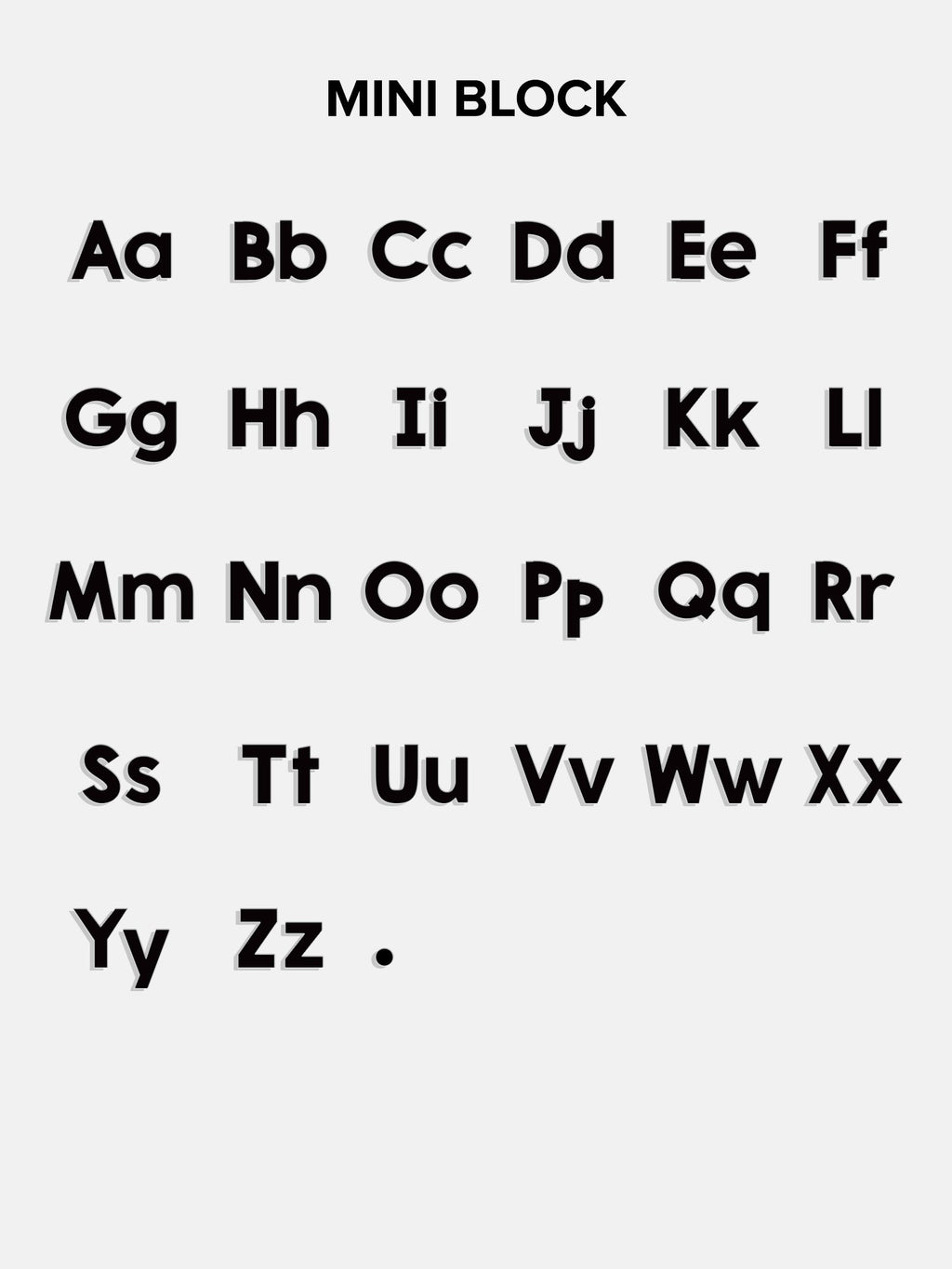 18K Gold Custom Nameplate Necklace - Mini Block