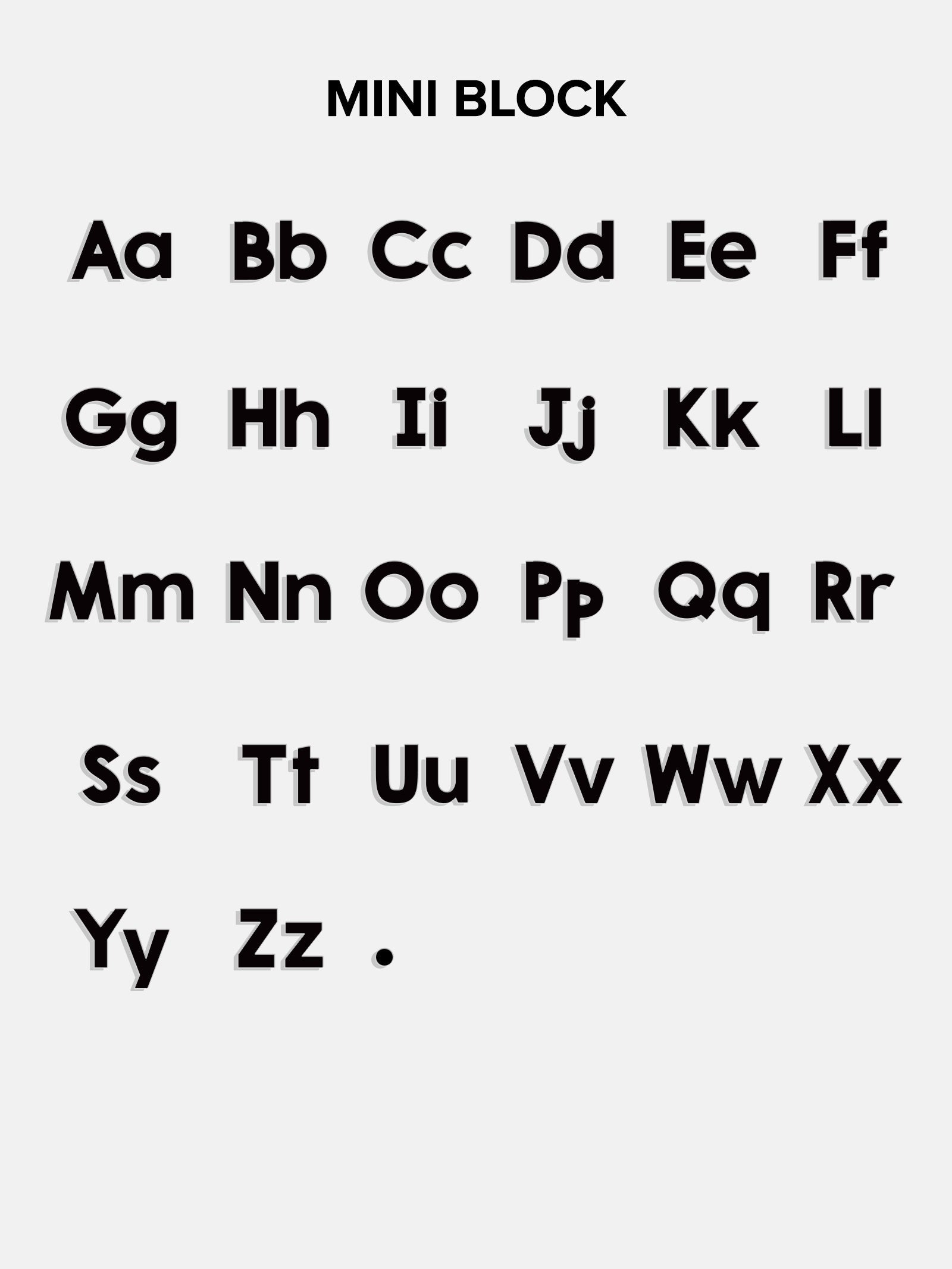 18K Gold Custom Nameplate Necklace - Mini Block