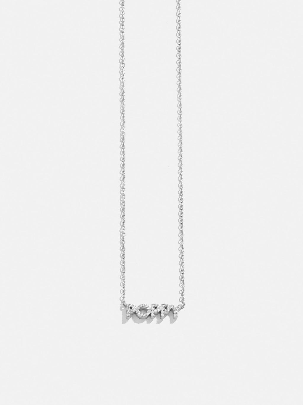 18K Gold Custom Nameplate Necklace - Mini Block