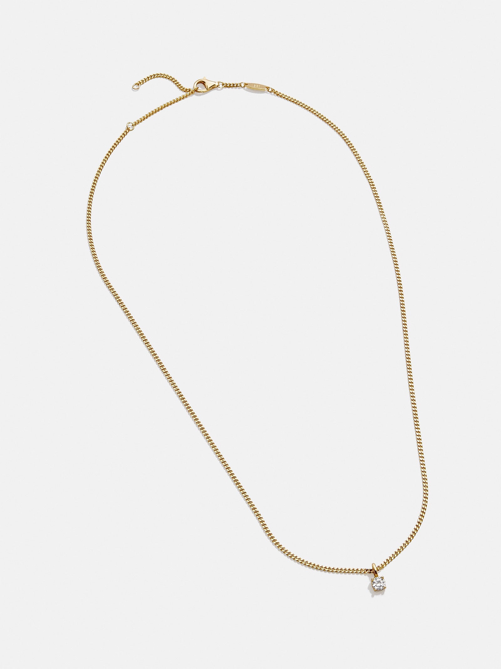 Victoria 18K Gold Necklace - Gold/Pavé