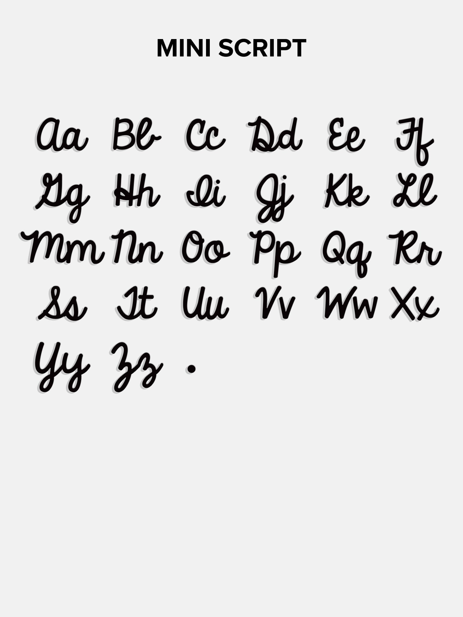 18K Gold Custom Nameplate Necklace - Mini Script