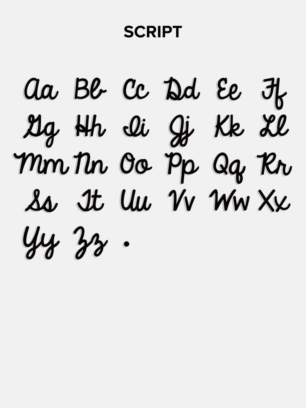 18K Gold Custom Nameplate Necklace - Script