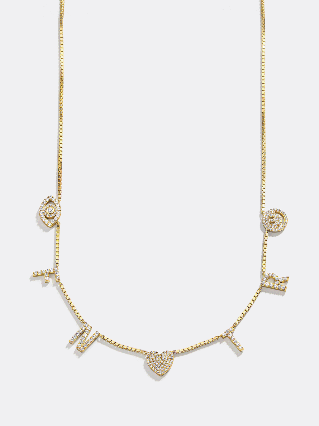 18K Gold Custom Icon Necklace - 18K Gold