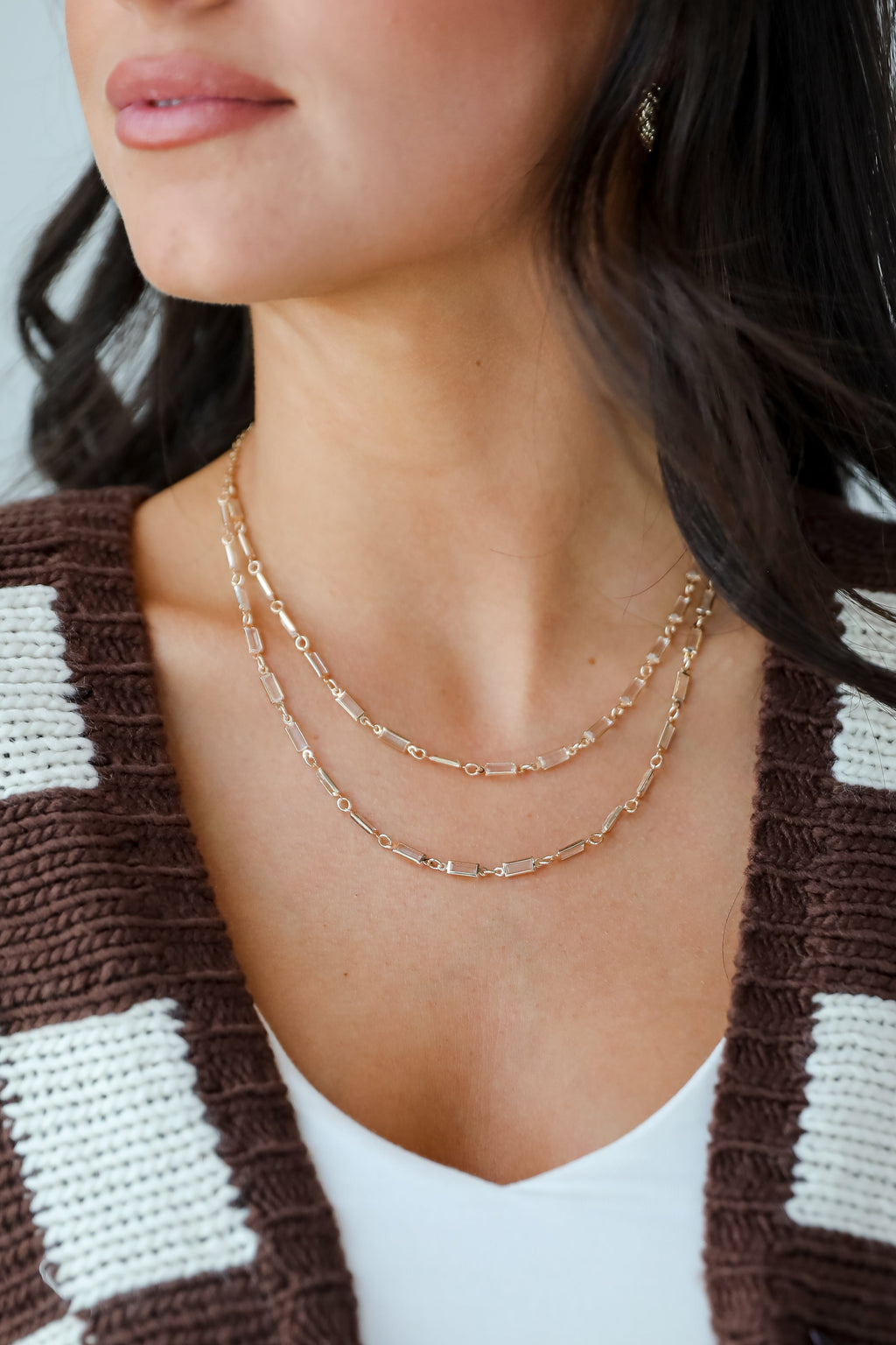 FINAL SALE - Kennedy Gemstone Layered Necklace