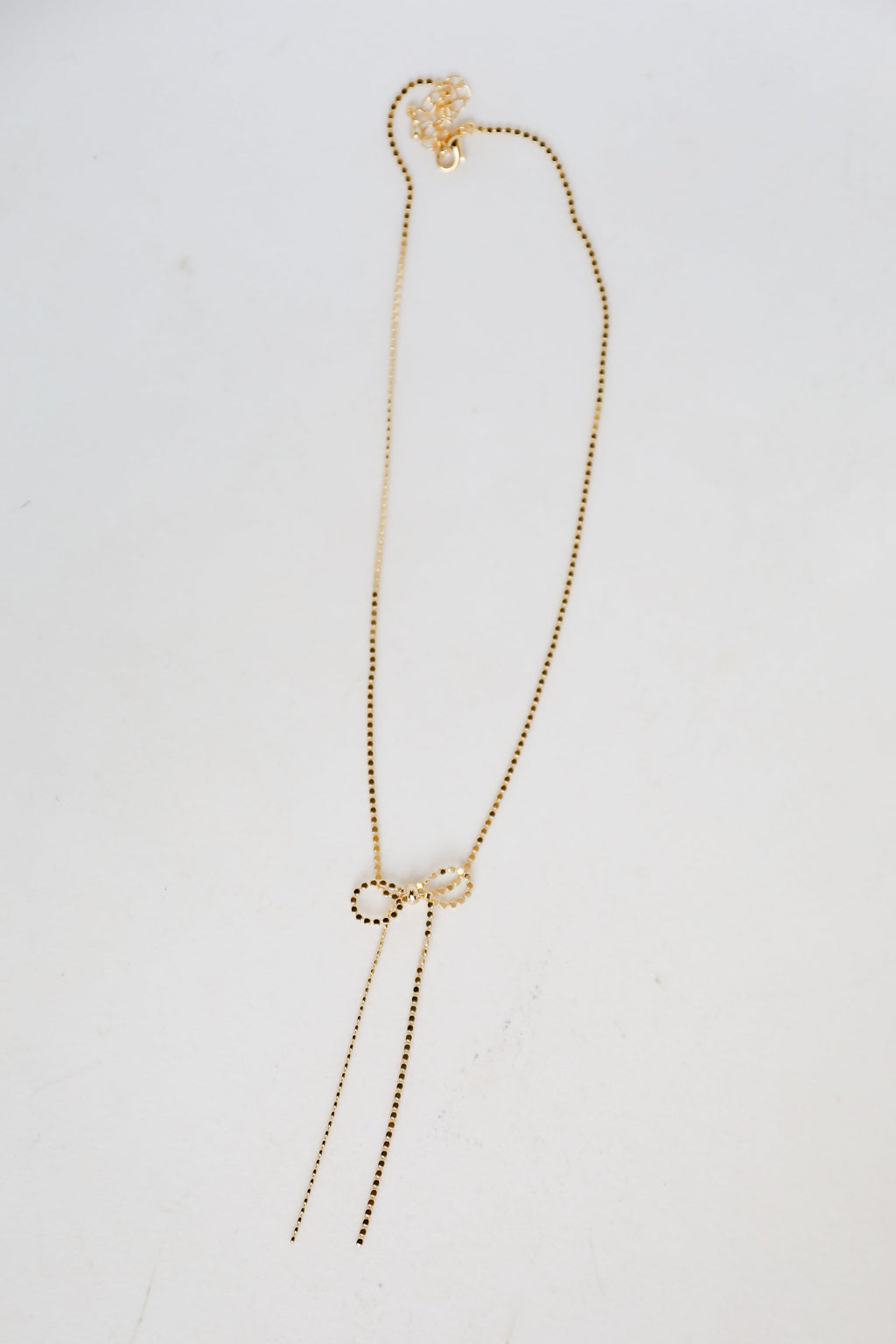 Penelope Gold Bow Chain Necklace