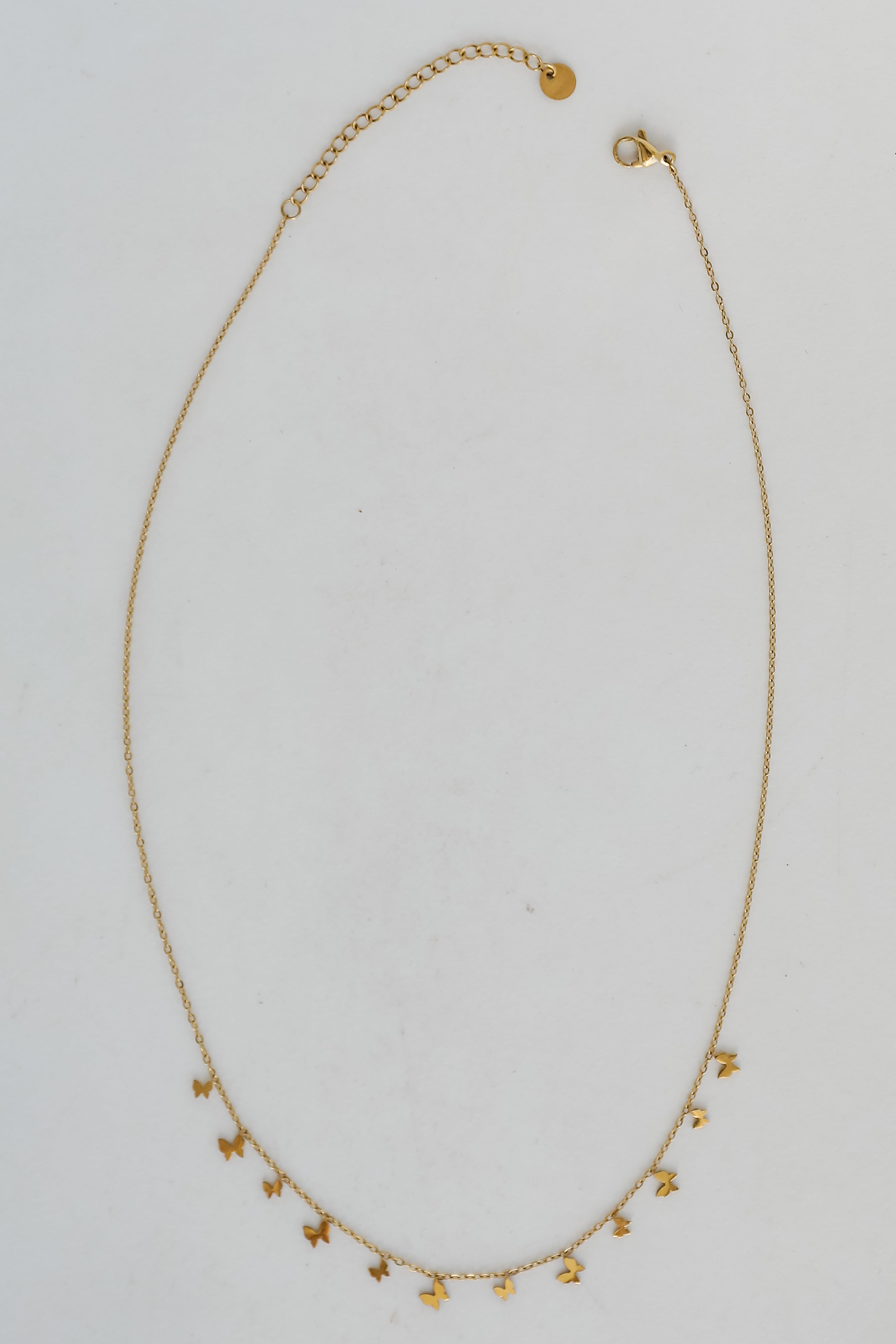 FINAL SALE - Amelia Gold Butterfly Charm Necklace