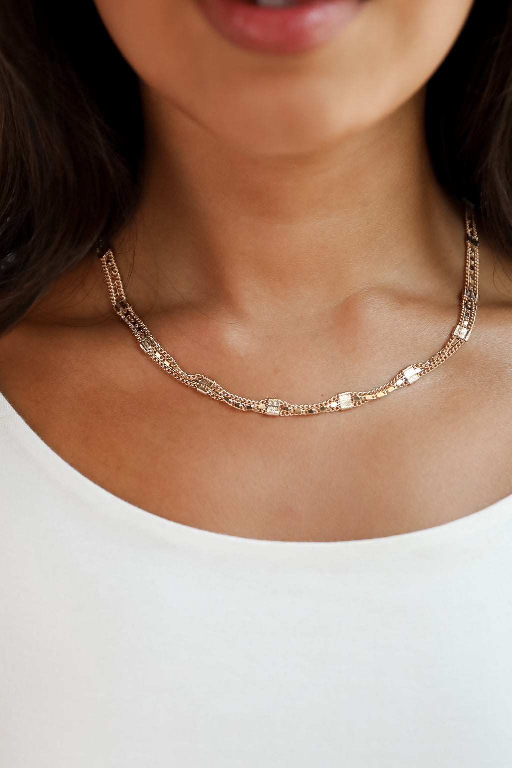 FINAL SALE - Hazel Gold Chain Necklace