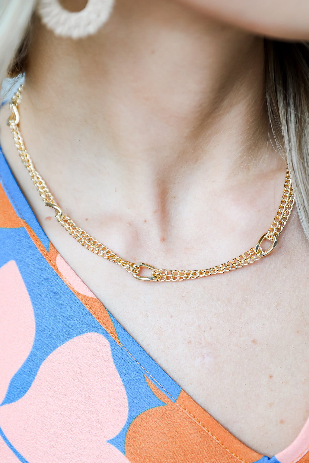 FINAL SALE - Kiley Gold Chain Necklace