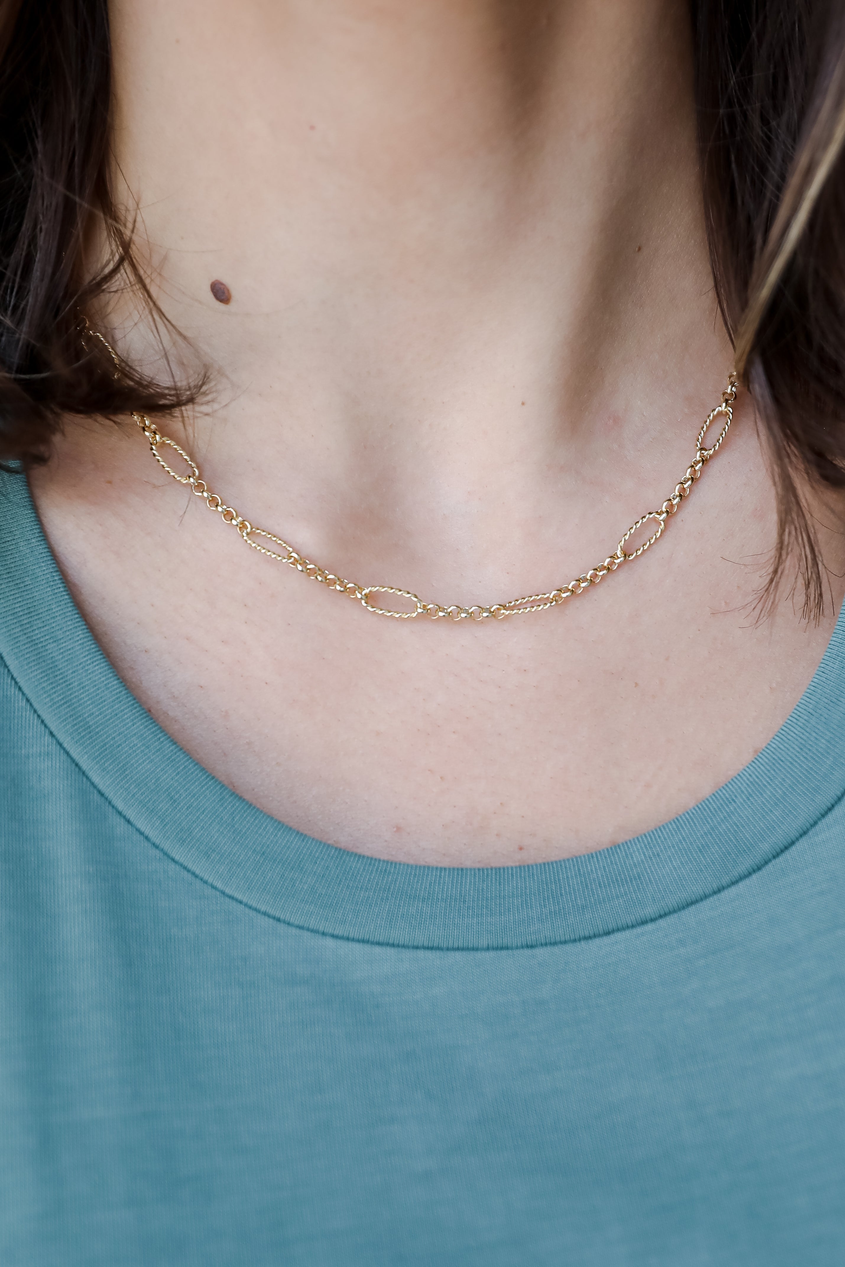 FINAL SALE - Rylie Gold Chain Necklace