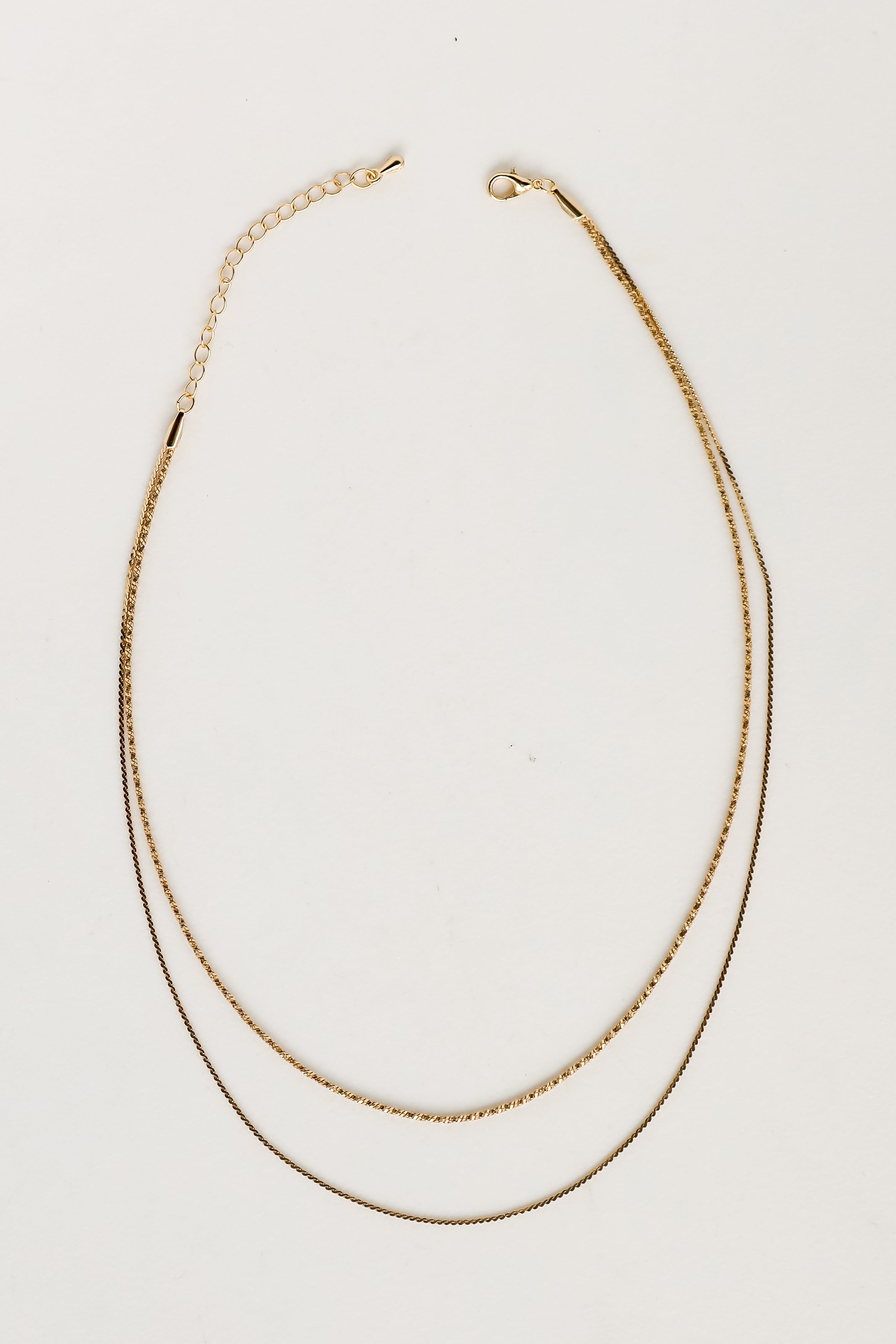 FINAL SALE - Parker Gold Layered Chain Necklace
