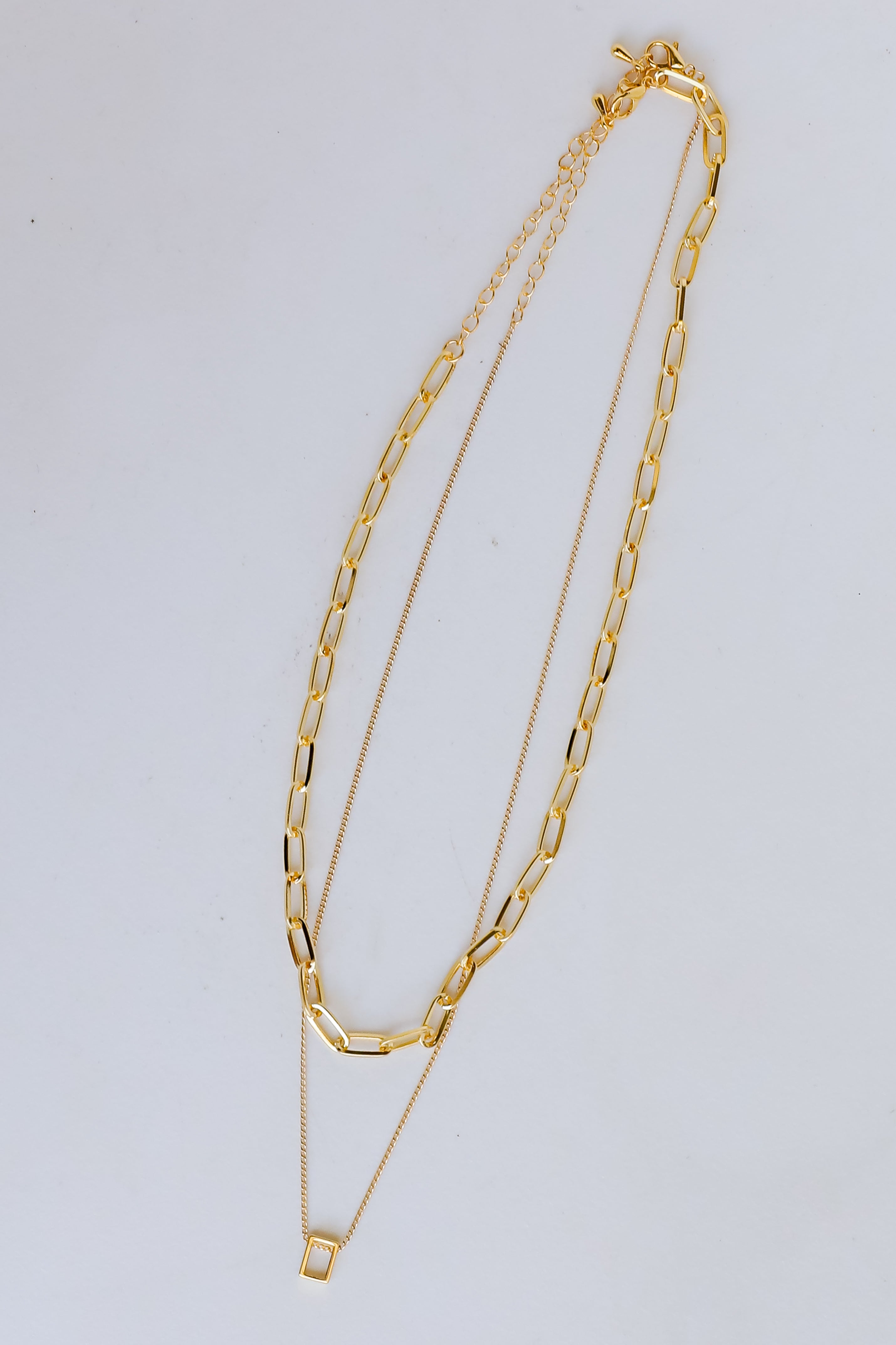FINAL SALE - Amelia Gold Layered Chain Necklace