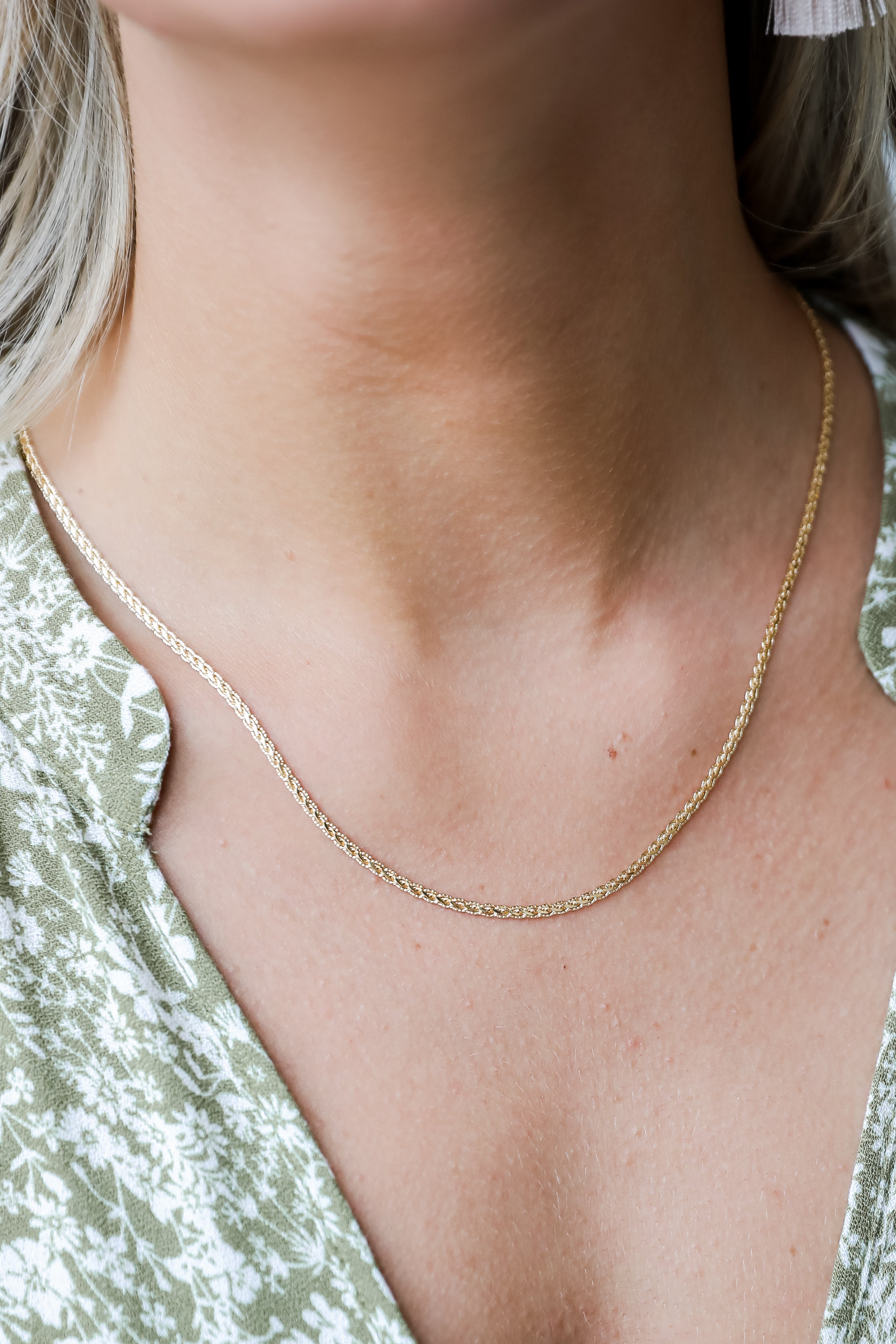 FINAL SALE - Blaire Gold Chain Necklace