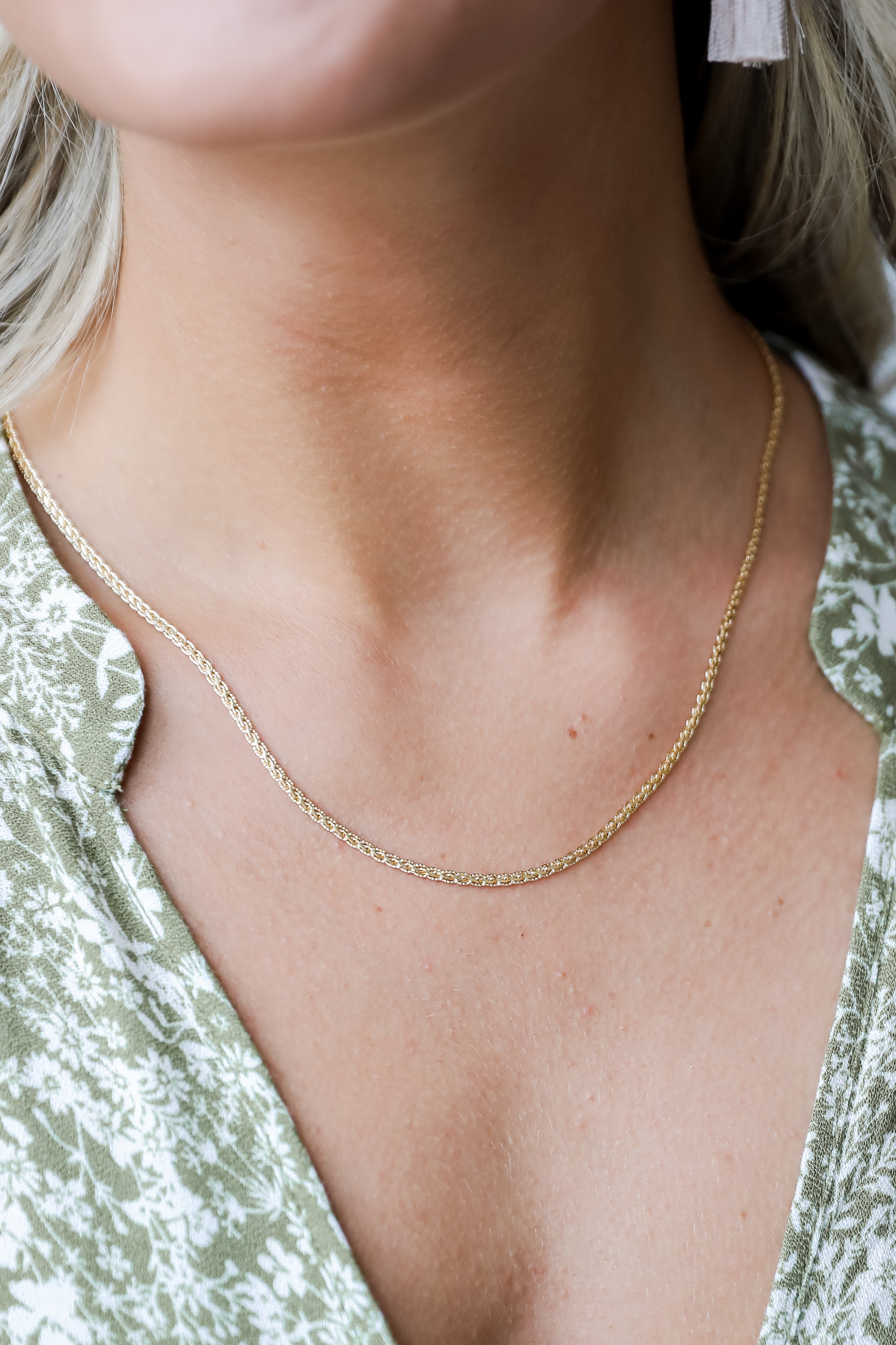 FINAL SALE - Blaire Gold Chain Necklace