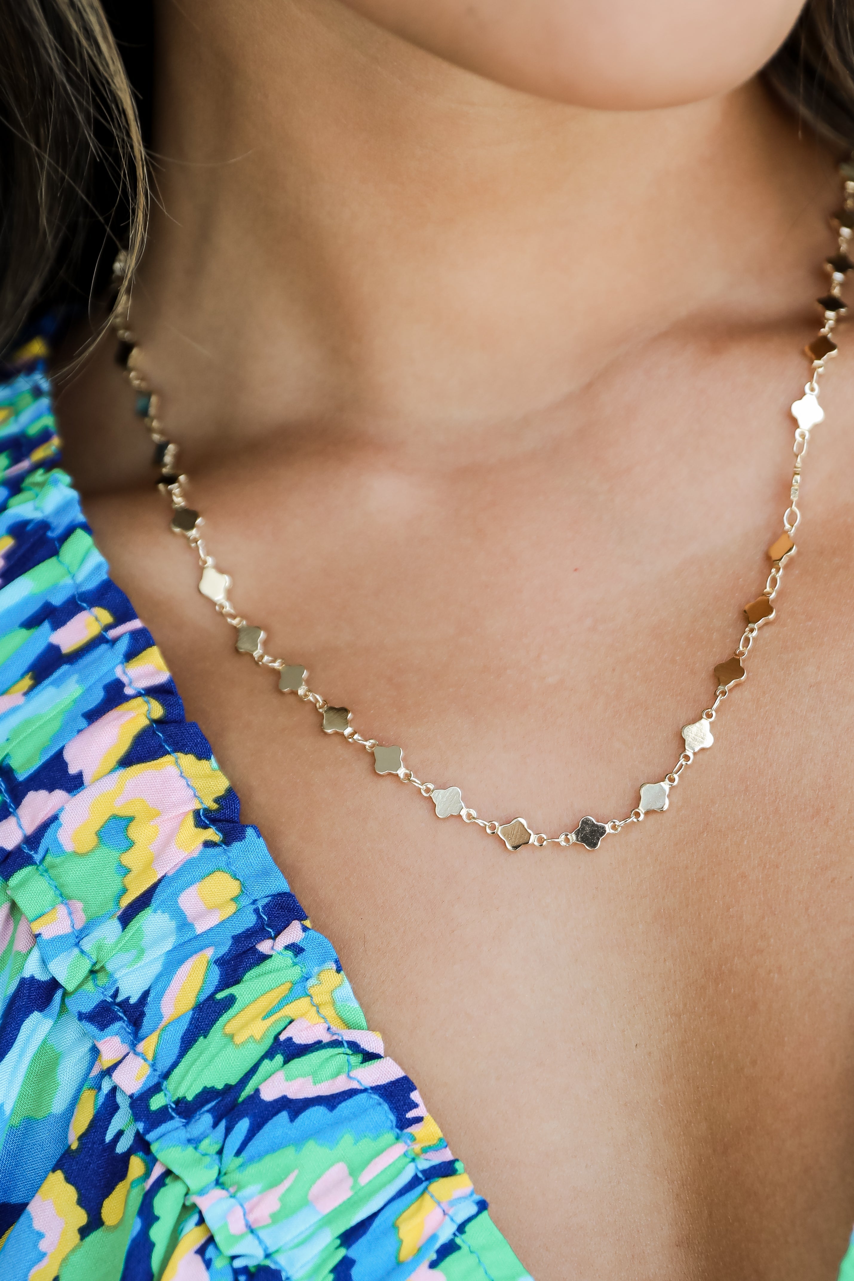 FINAL SALE - Victoria Gold Chain Necklace