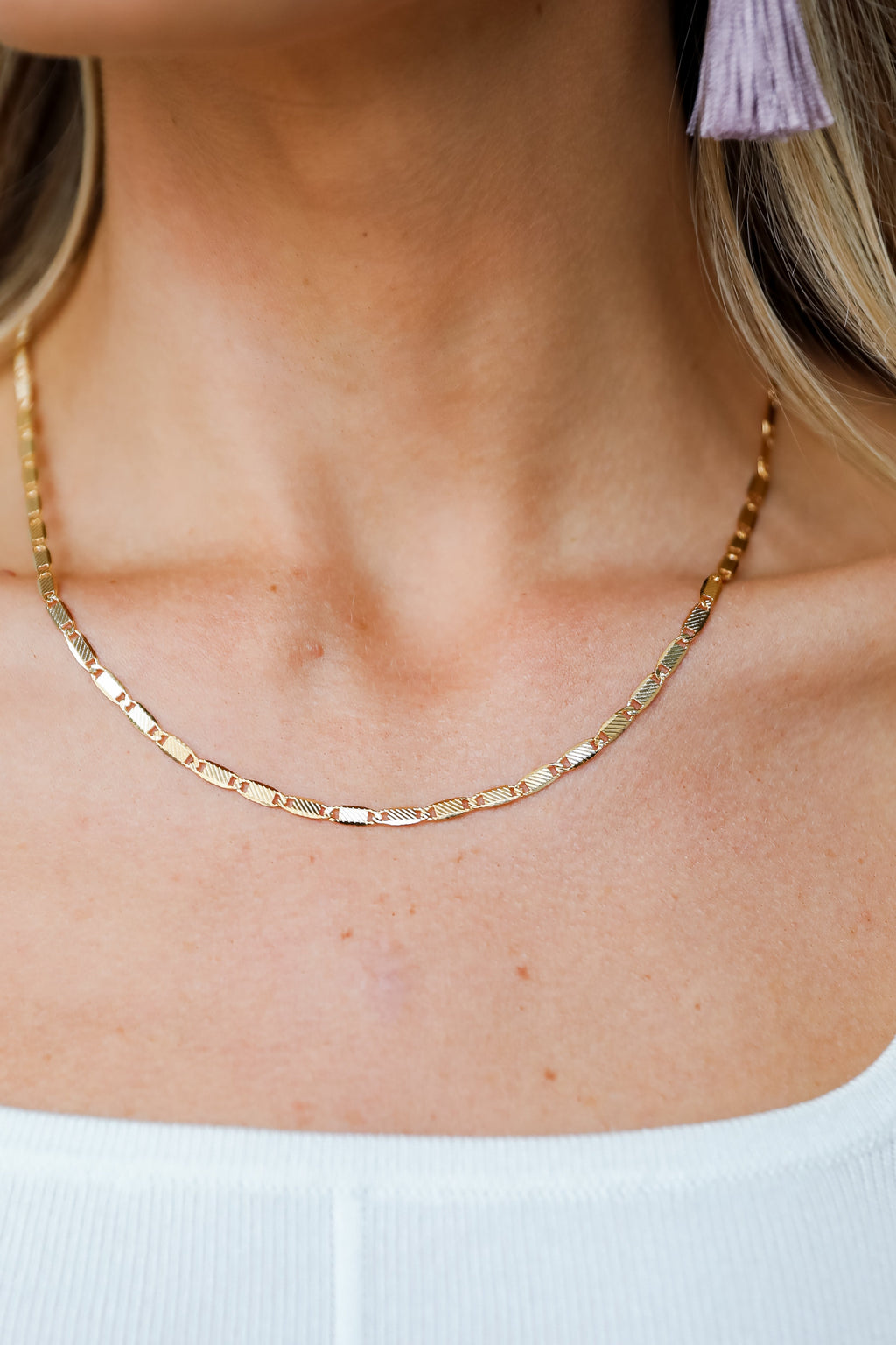 FINAL SALE - Daphne Gold Chain Necklace
