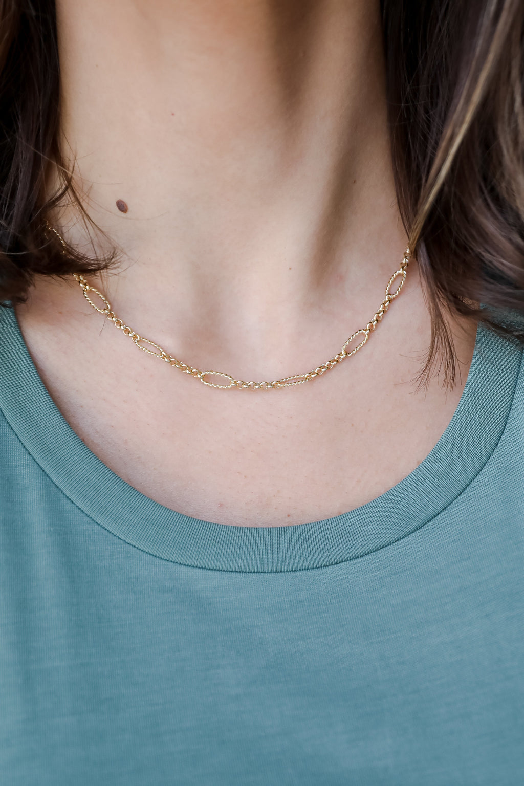 FINAL SALE - Rylie Gold Chain Necklace