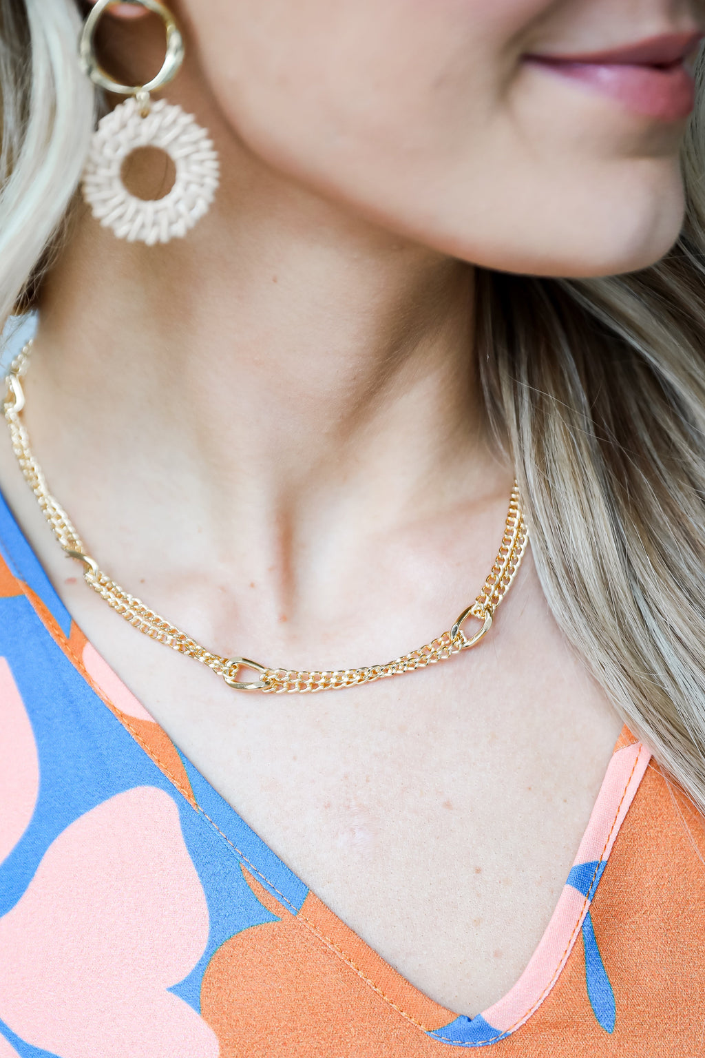 FINAL SALE - Kiley Gold Chain Necklace