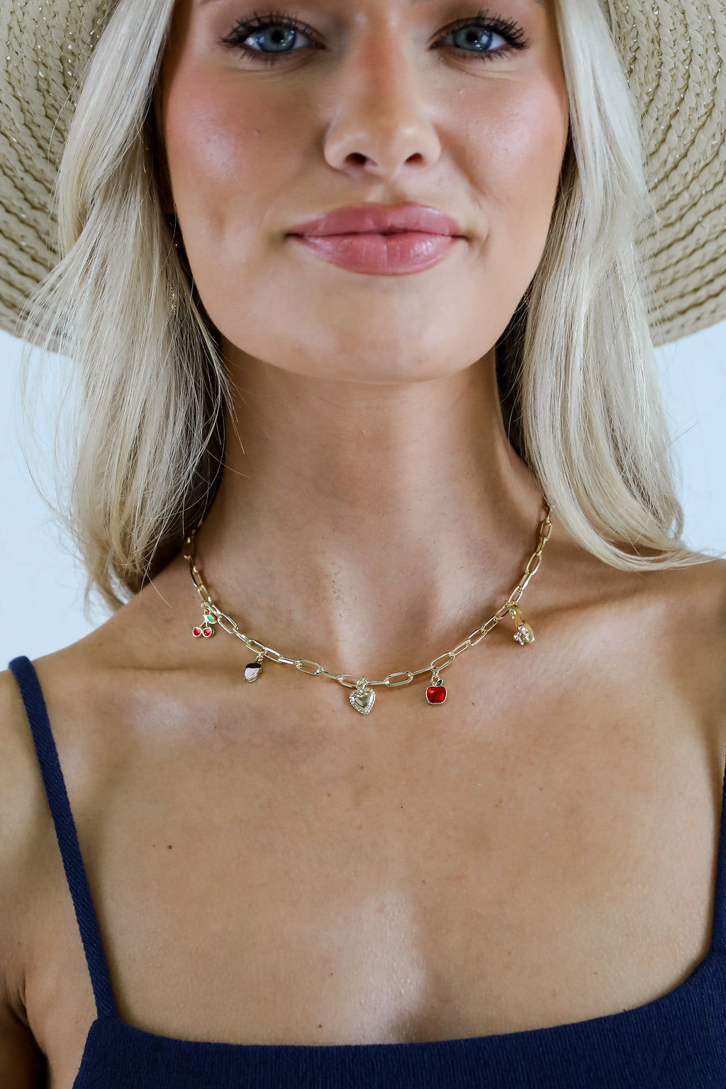 Emily Gold Charm Necklace