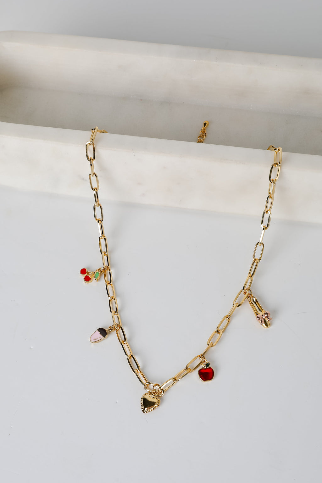 Emily Gold Charm Necklace