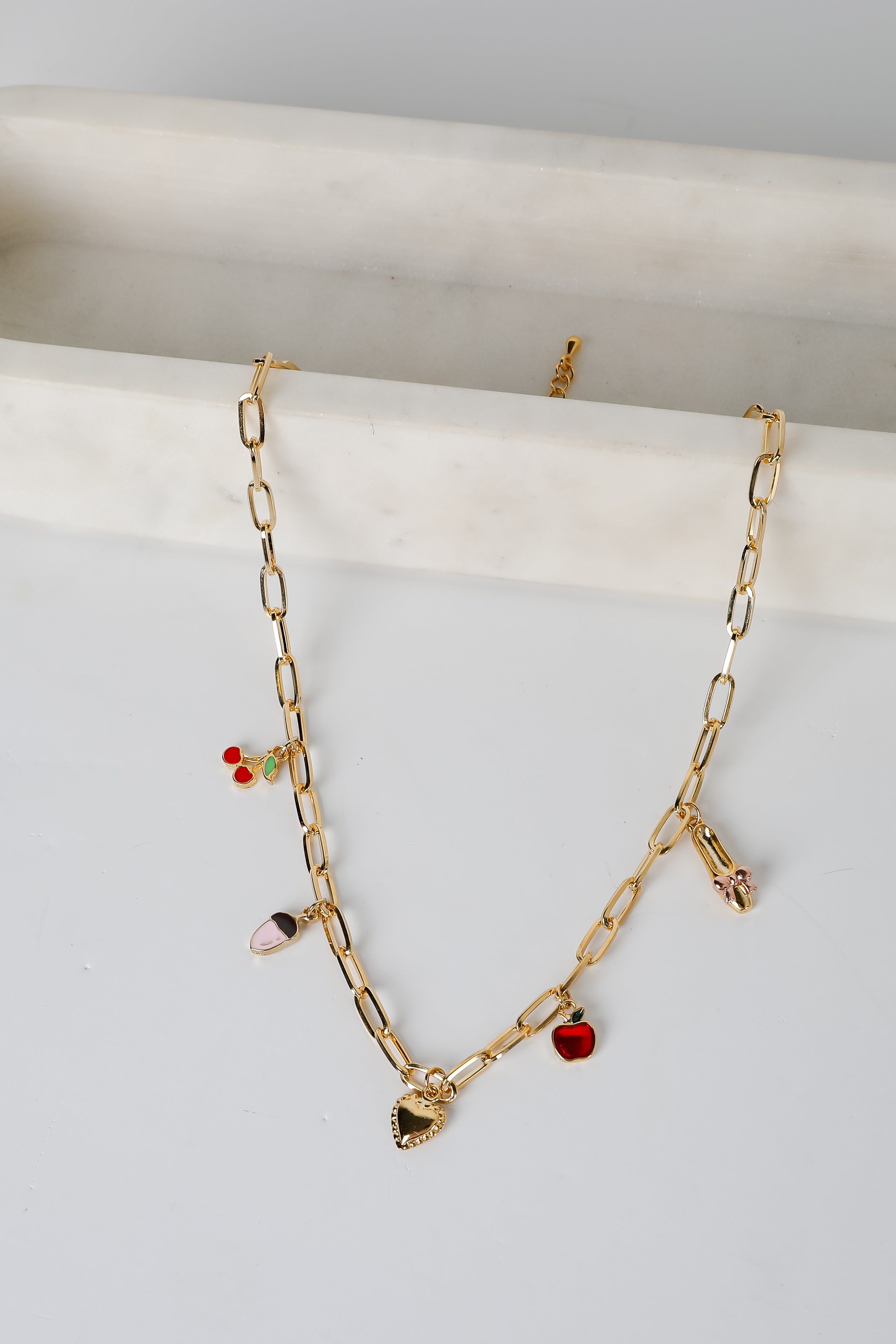Emily Gold Charm Necklace