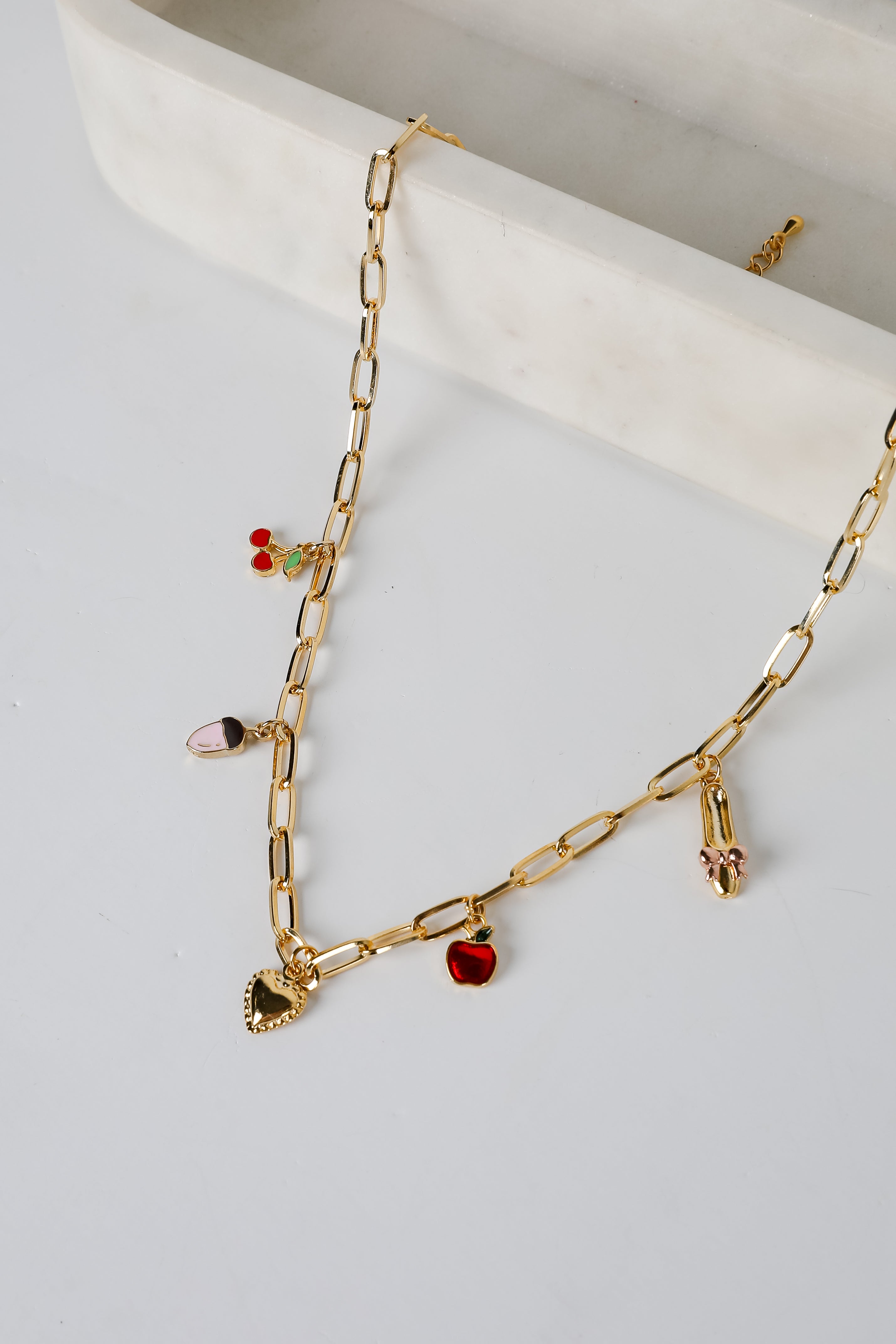 Emily Gold Charm Necklace