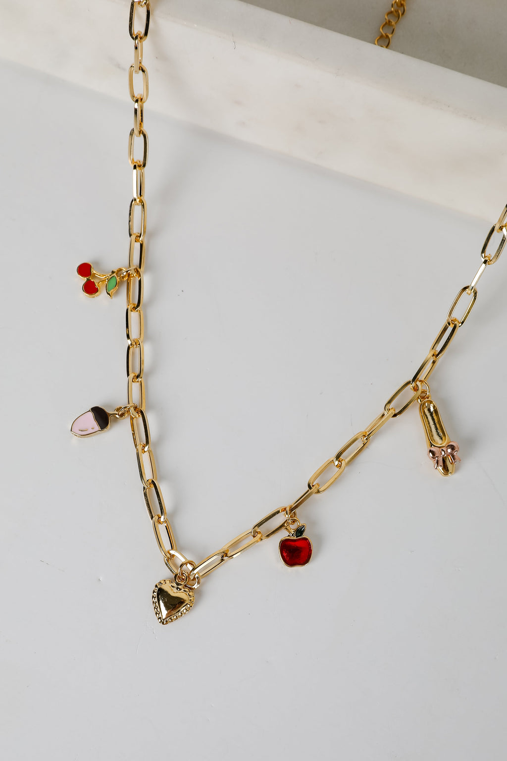 Emily Gold Charm Necklace