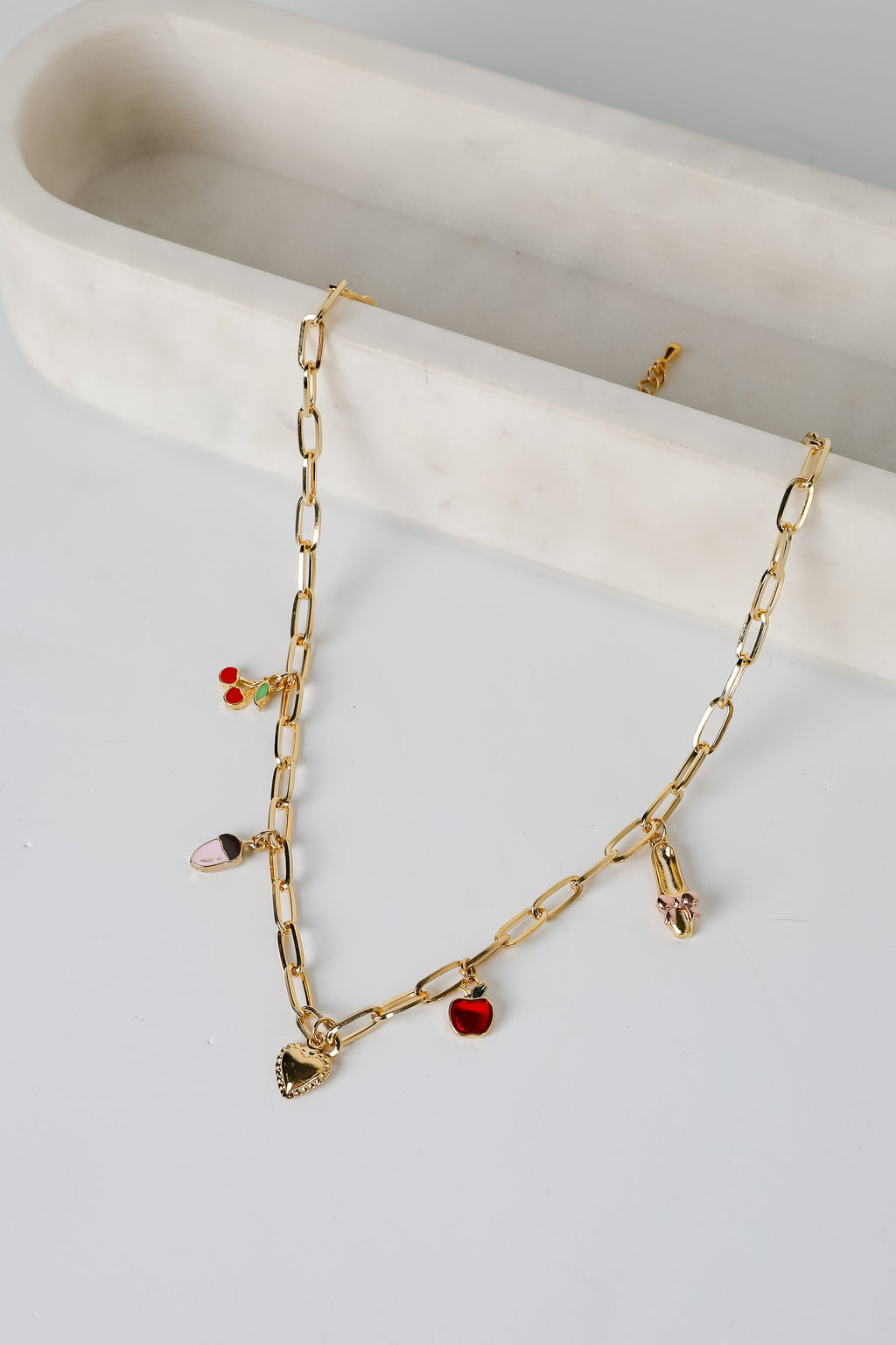Emily Gold Charm Necklace