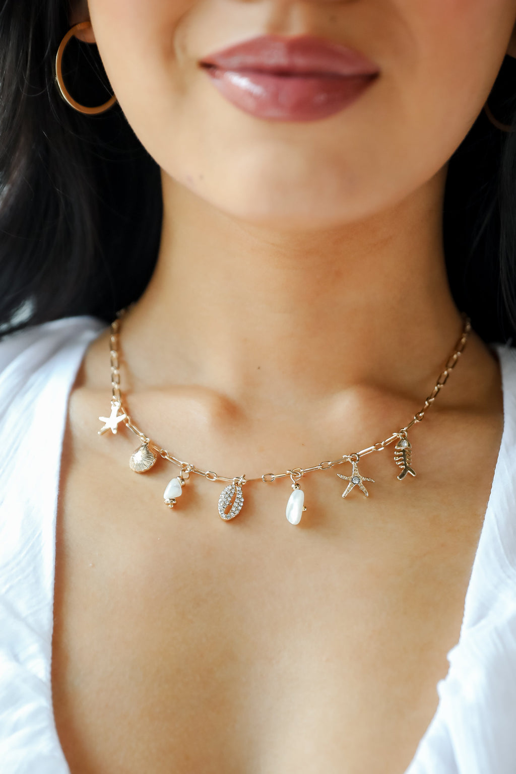 Penelope Gold Charm Necklace