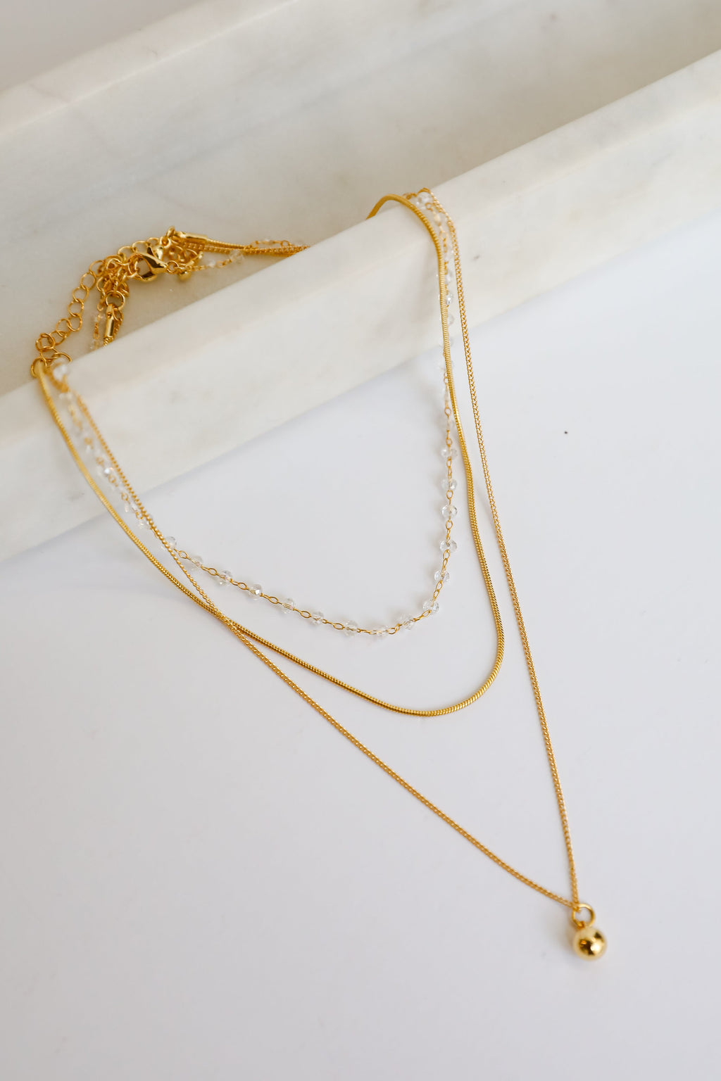 FINAL SALE - Reagan Layered Chain Necklace