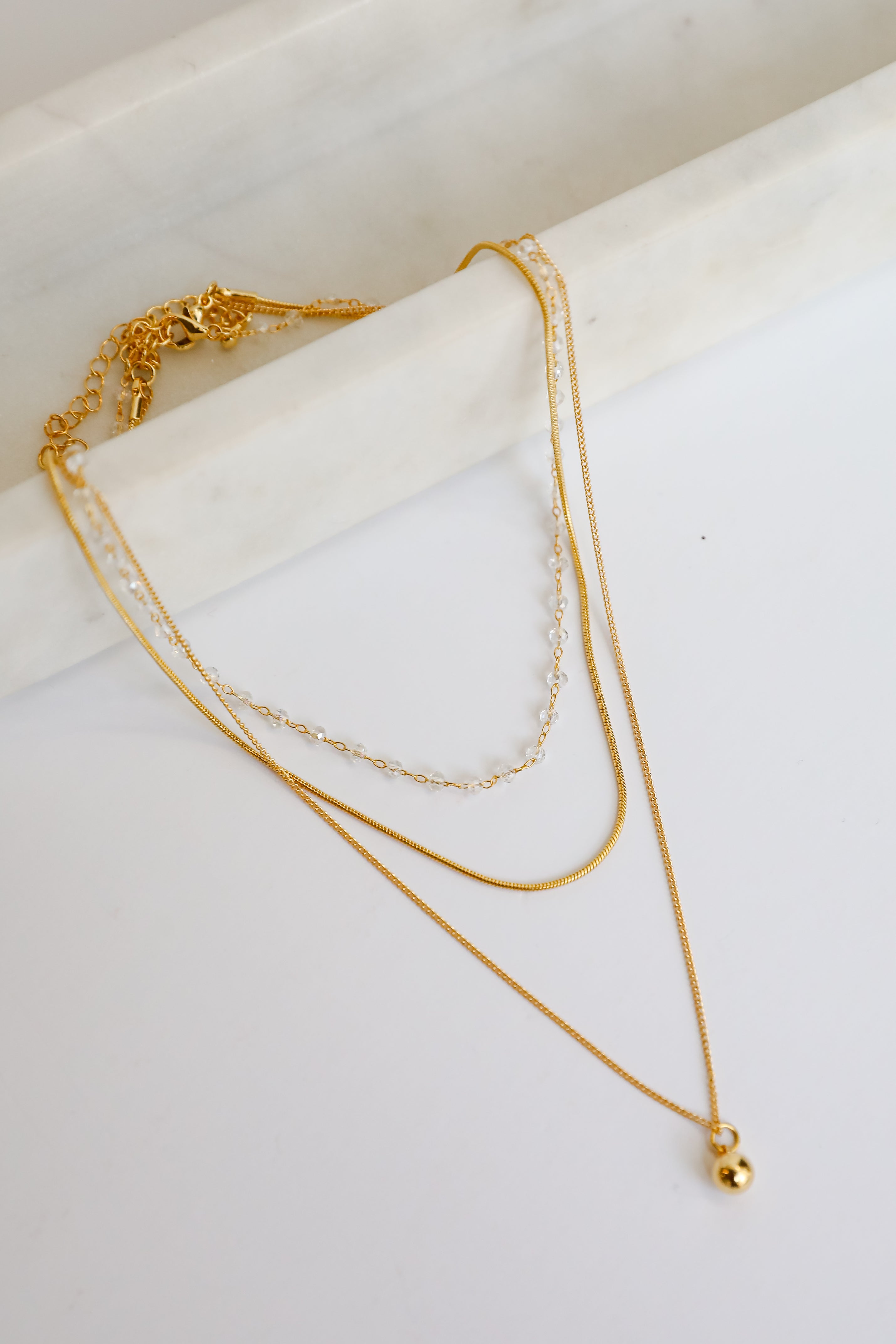 FINAL SALE - Reagan Layered Chain Necklace