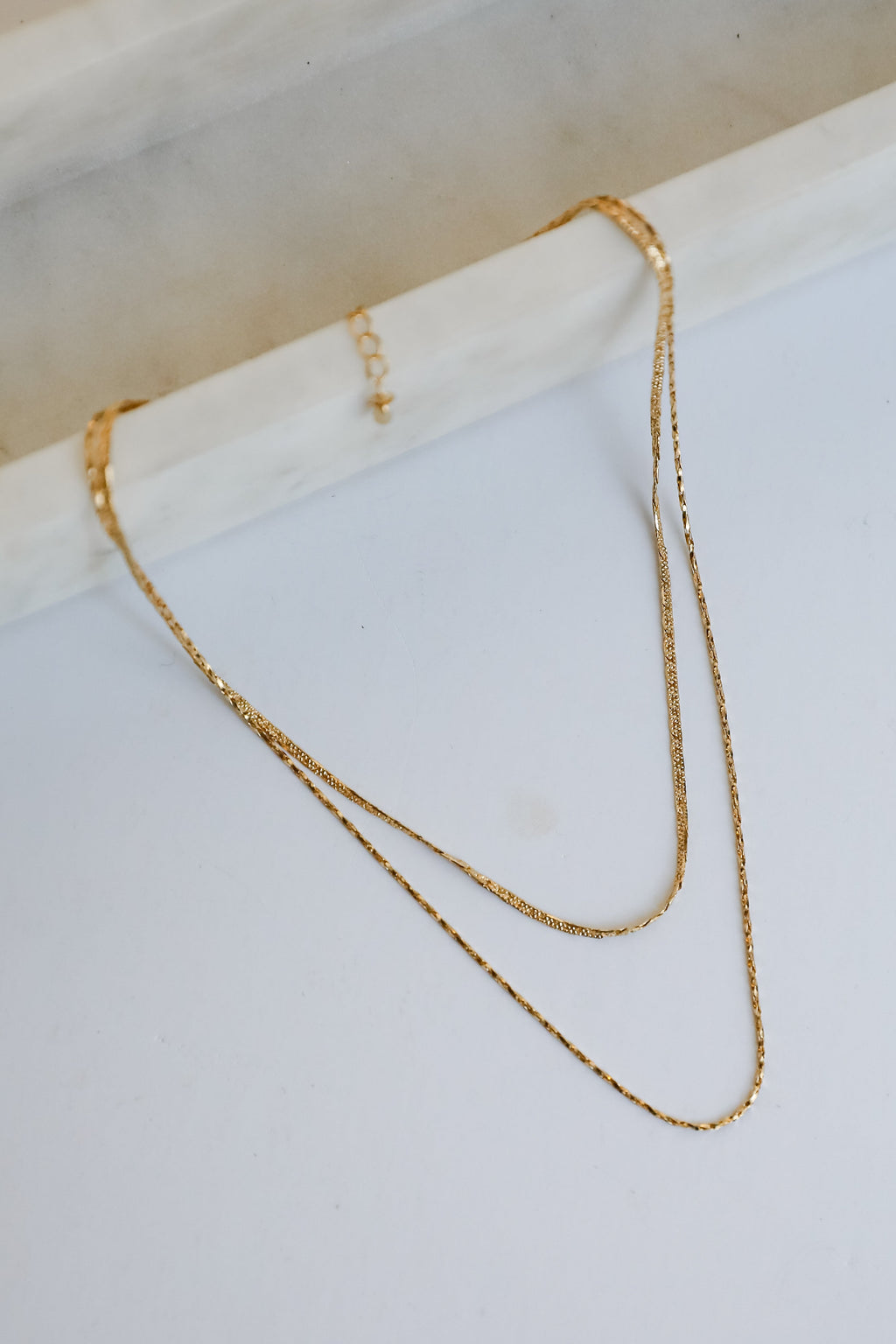 Hadley Gold Layered Chain Necklace